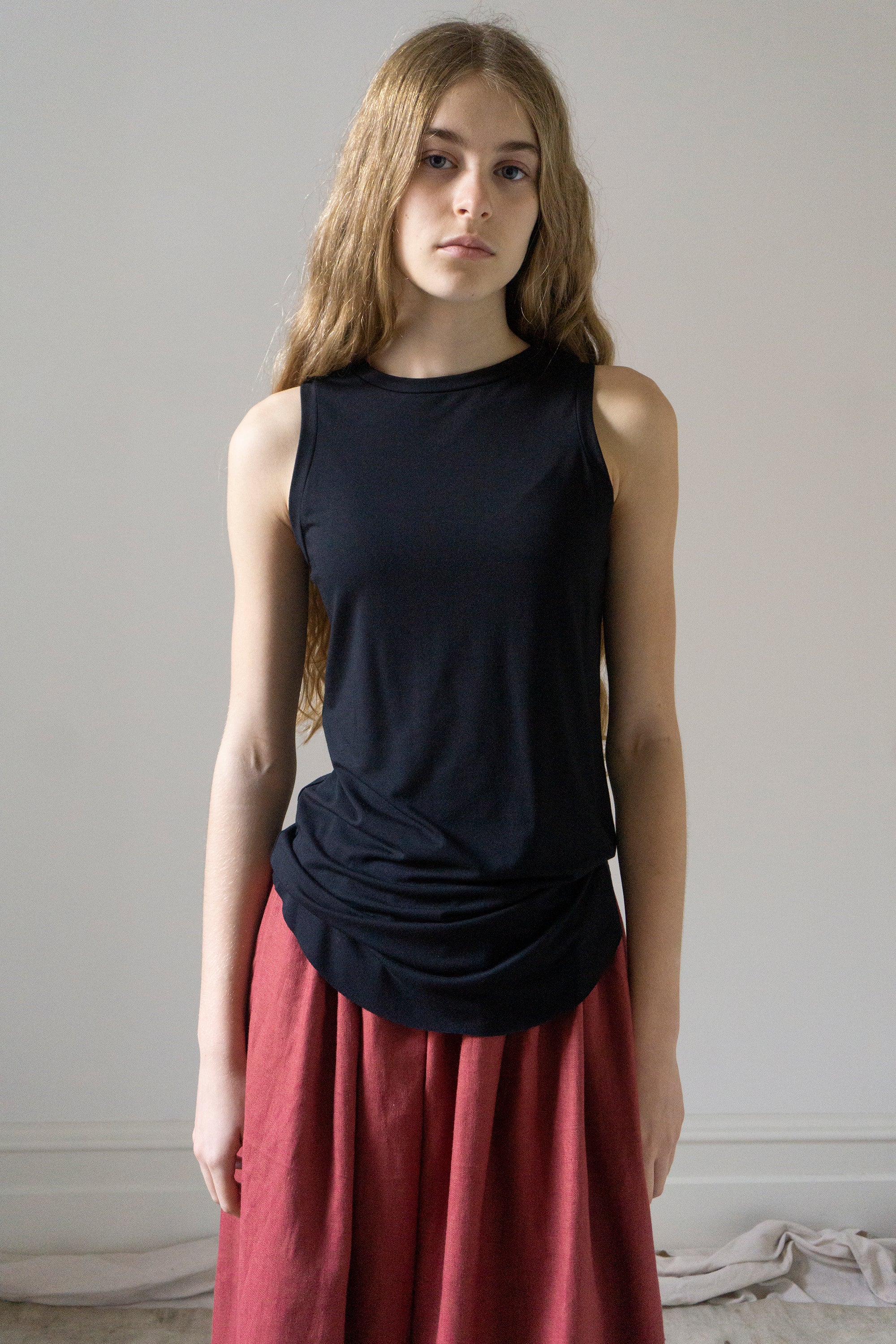 Jersey Tank Top - Black