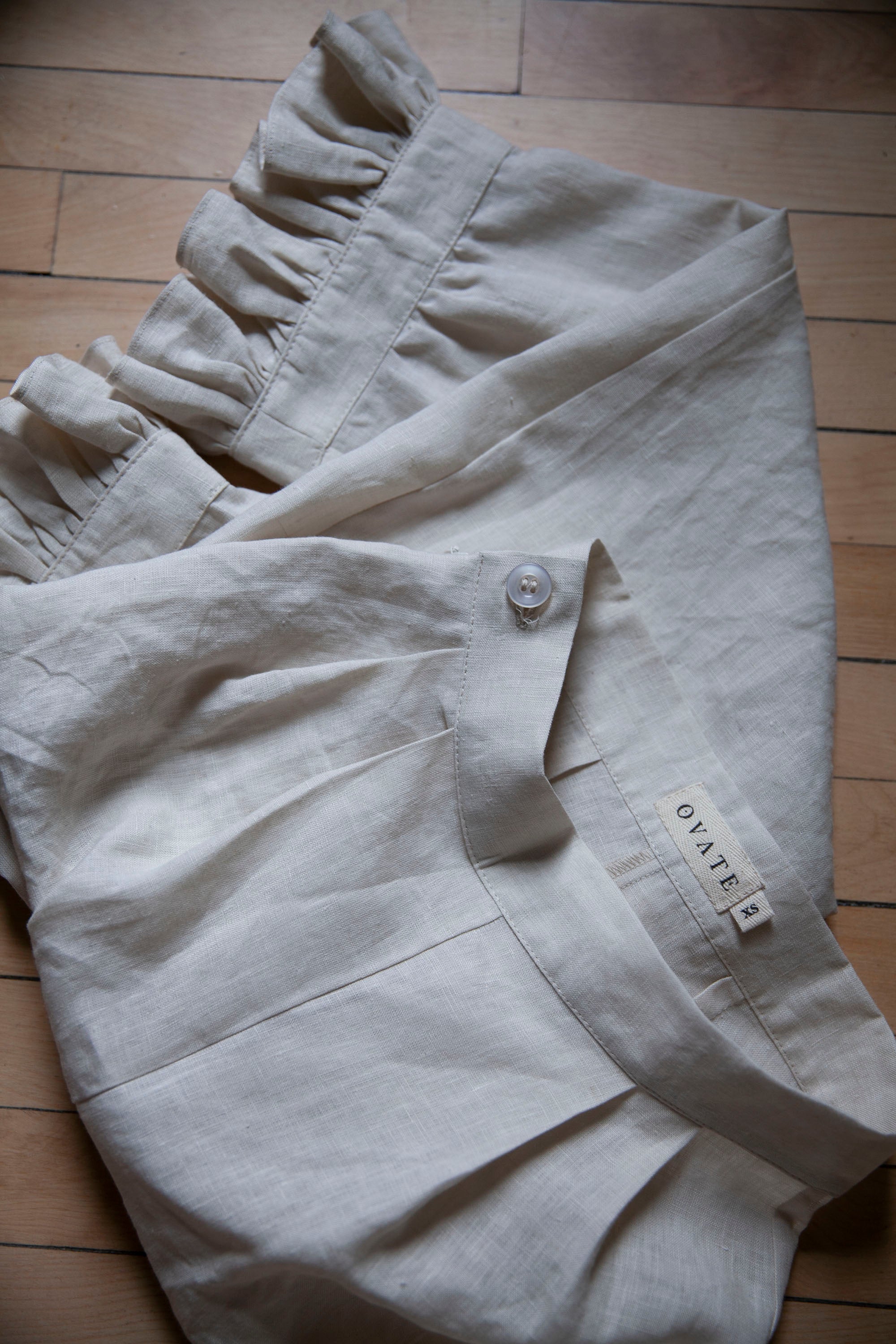 Ceres Linen Bloomers - Salt