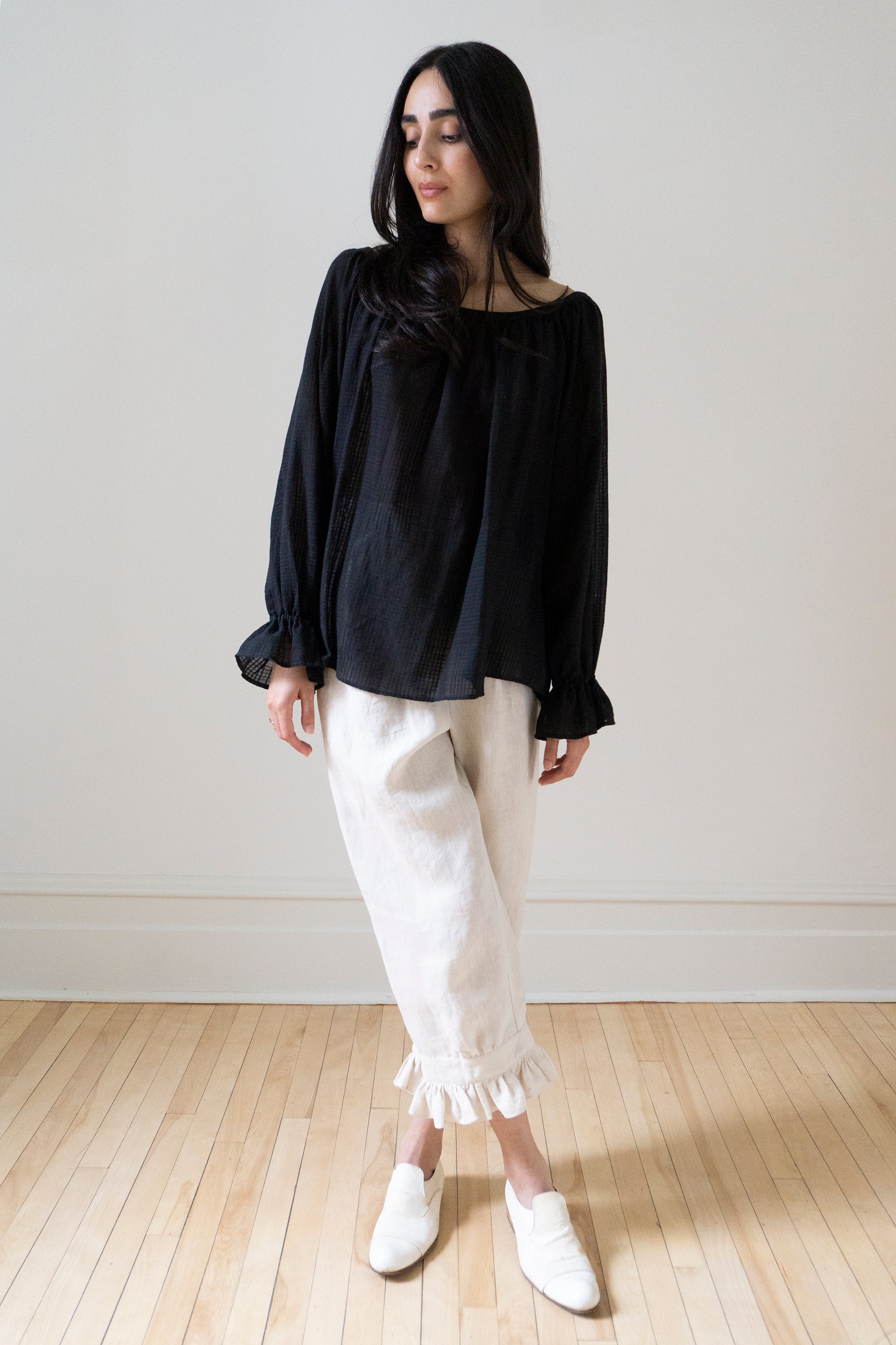Ceres Linen Bloomers - Salt