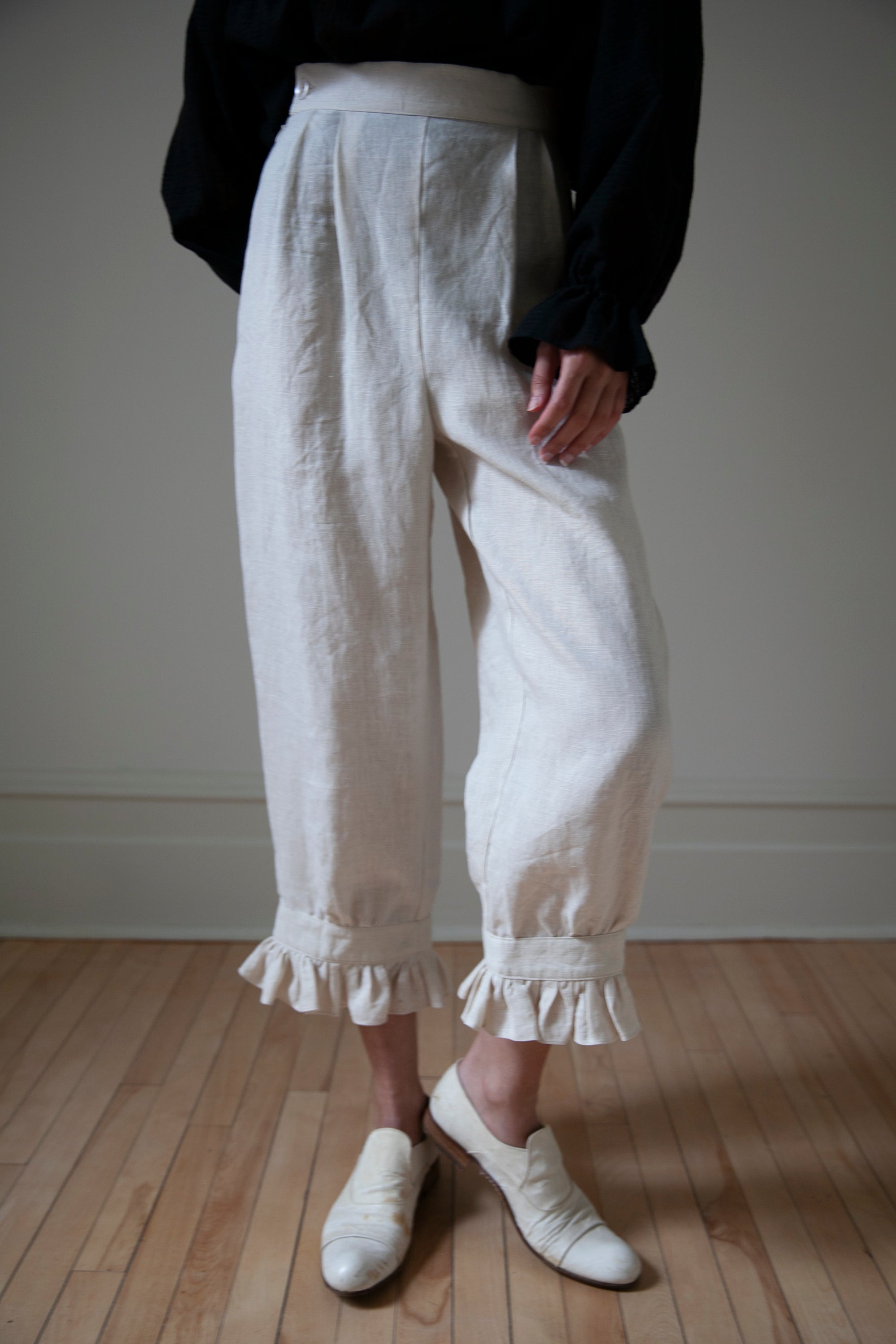 Ceres Linen Bloomers - Salt
