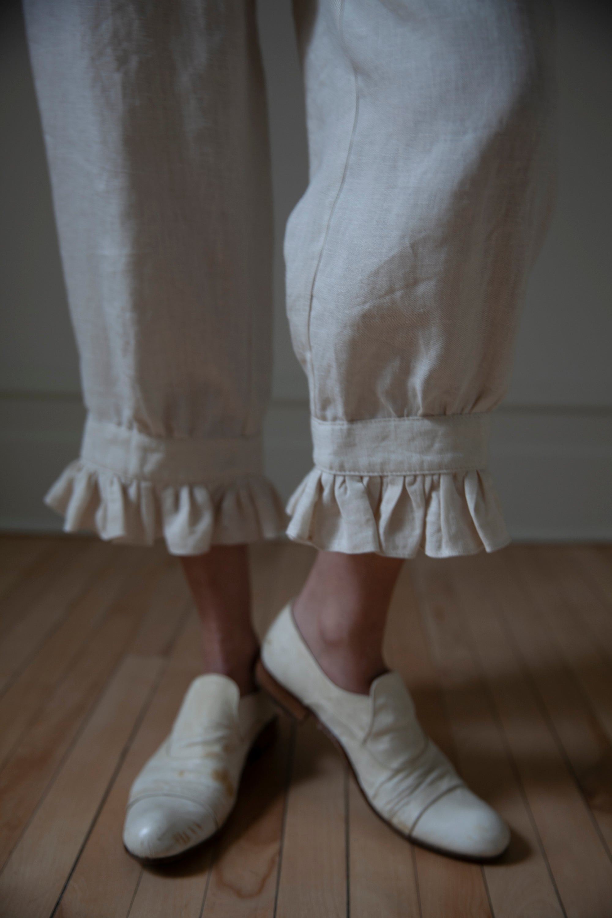 Ceres Linen Bloomers - Salt