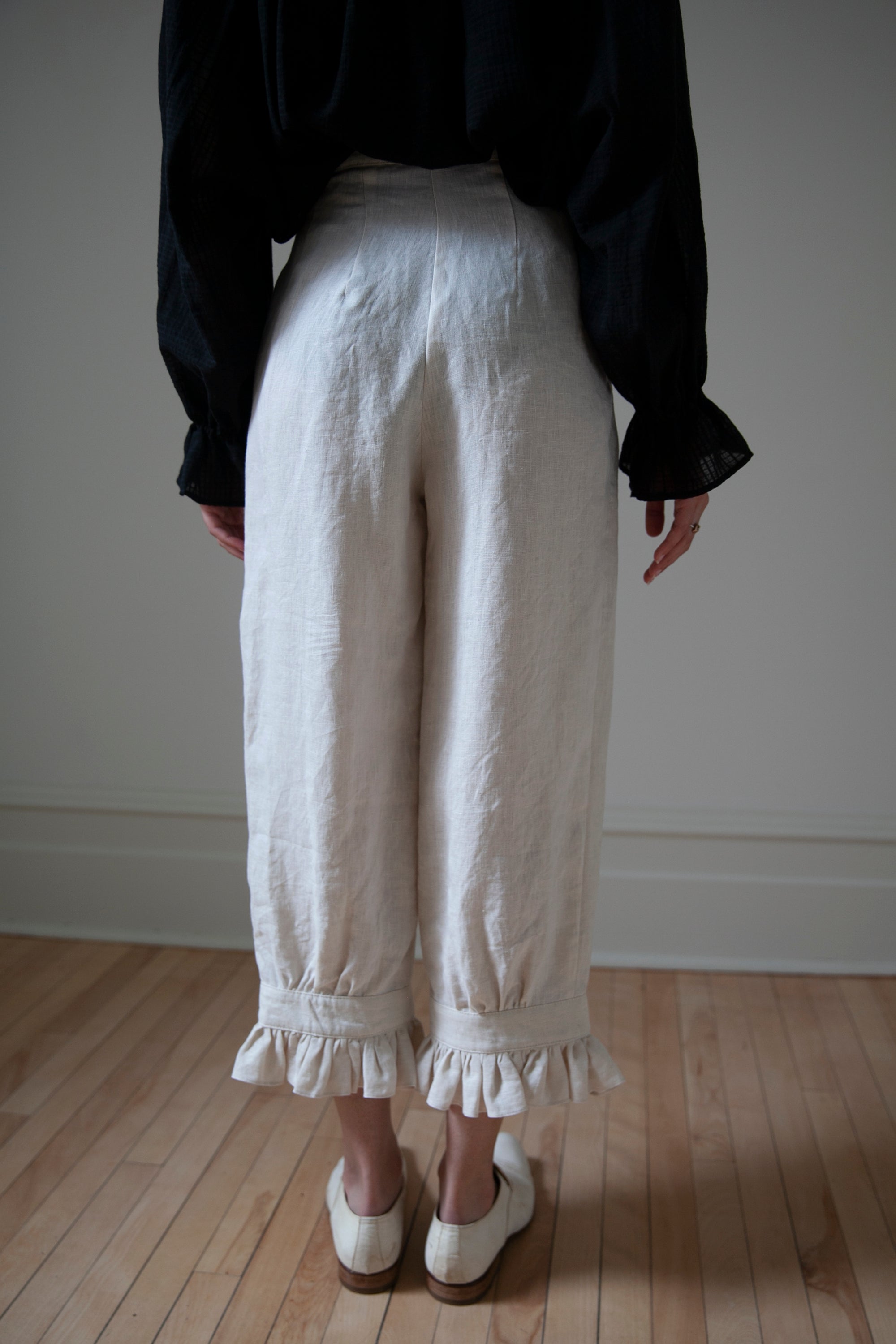 Ceres Linen Bloomers - Salt