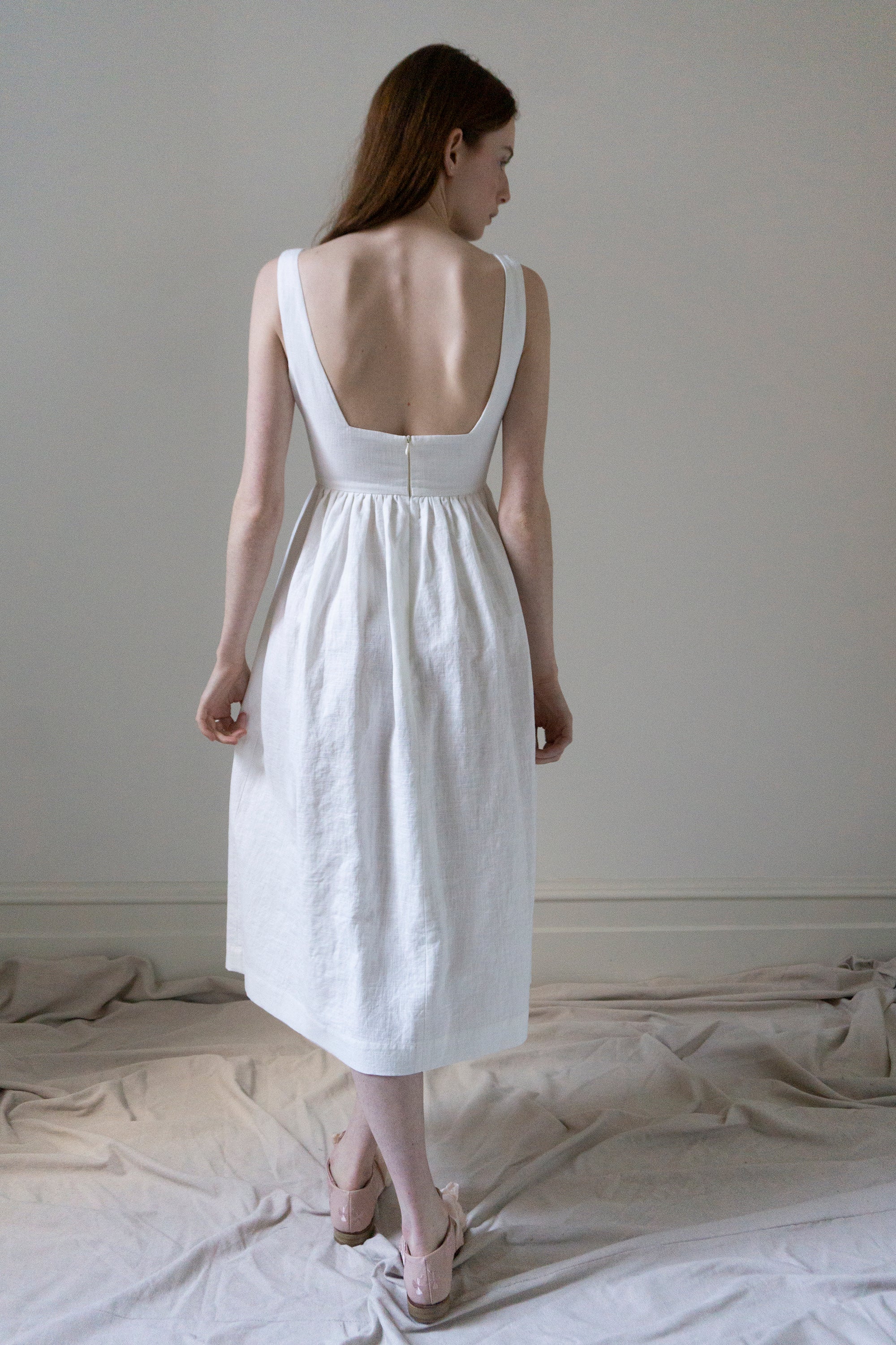 Calliope Dress - White