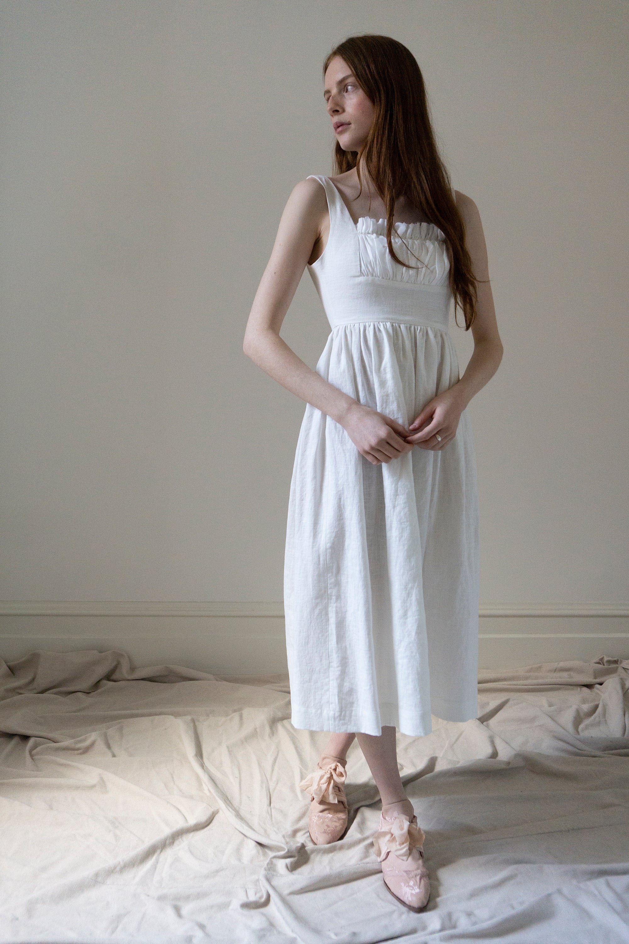 Calliope Dress - White