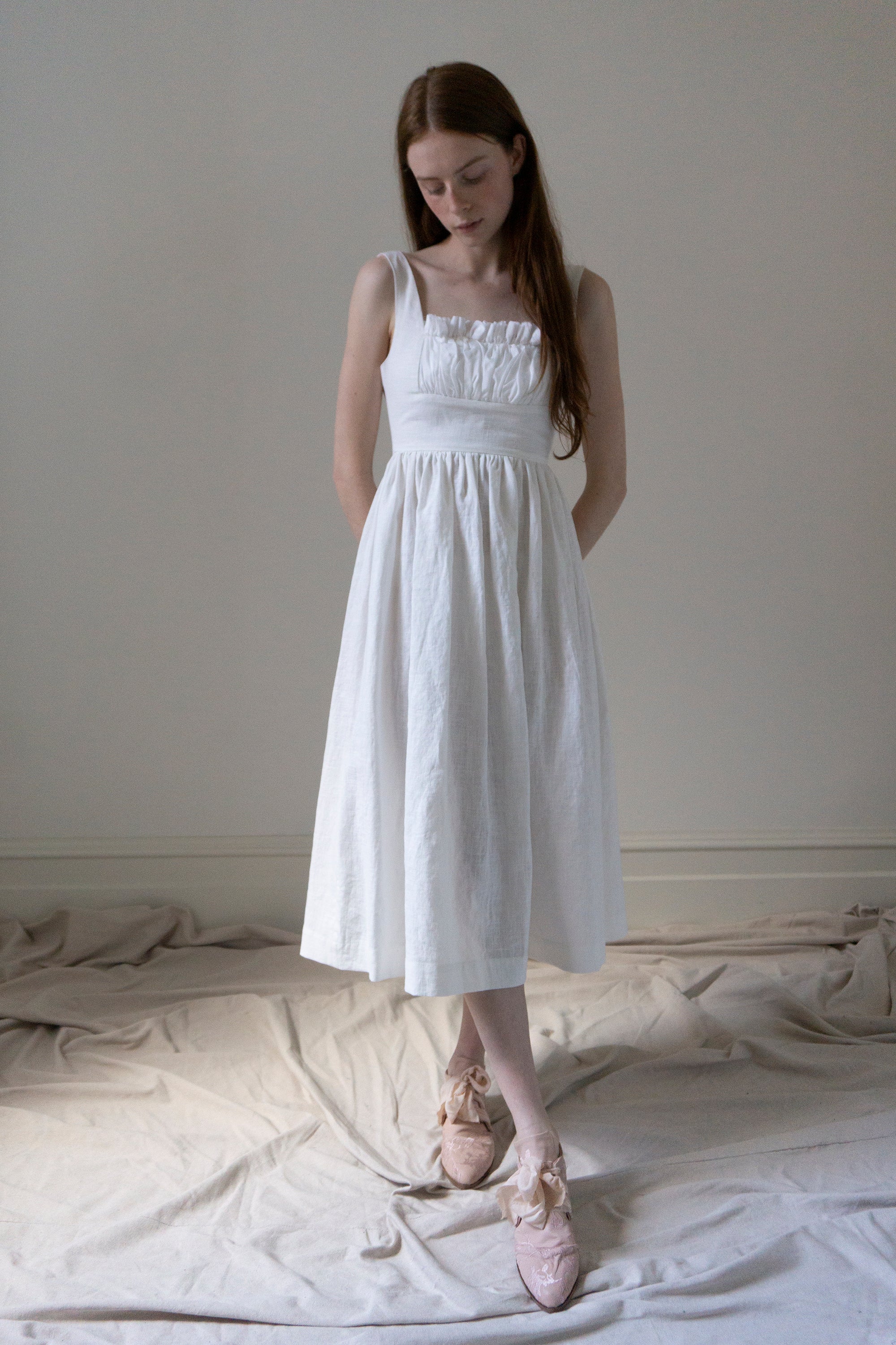 Calliope Dress - White