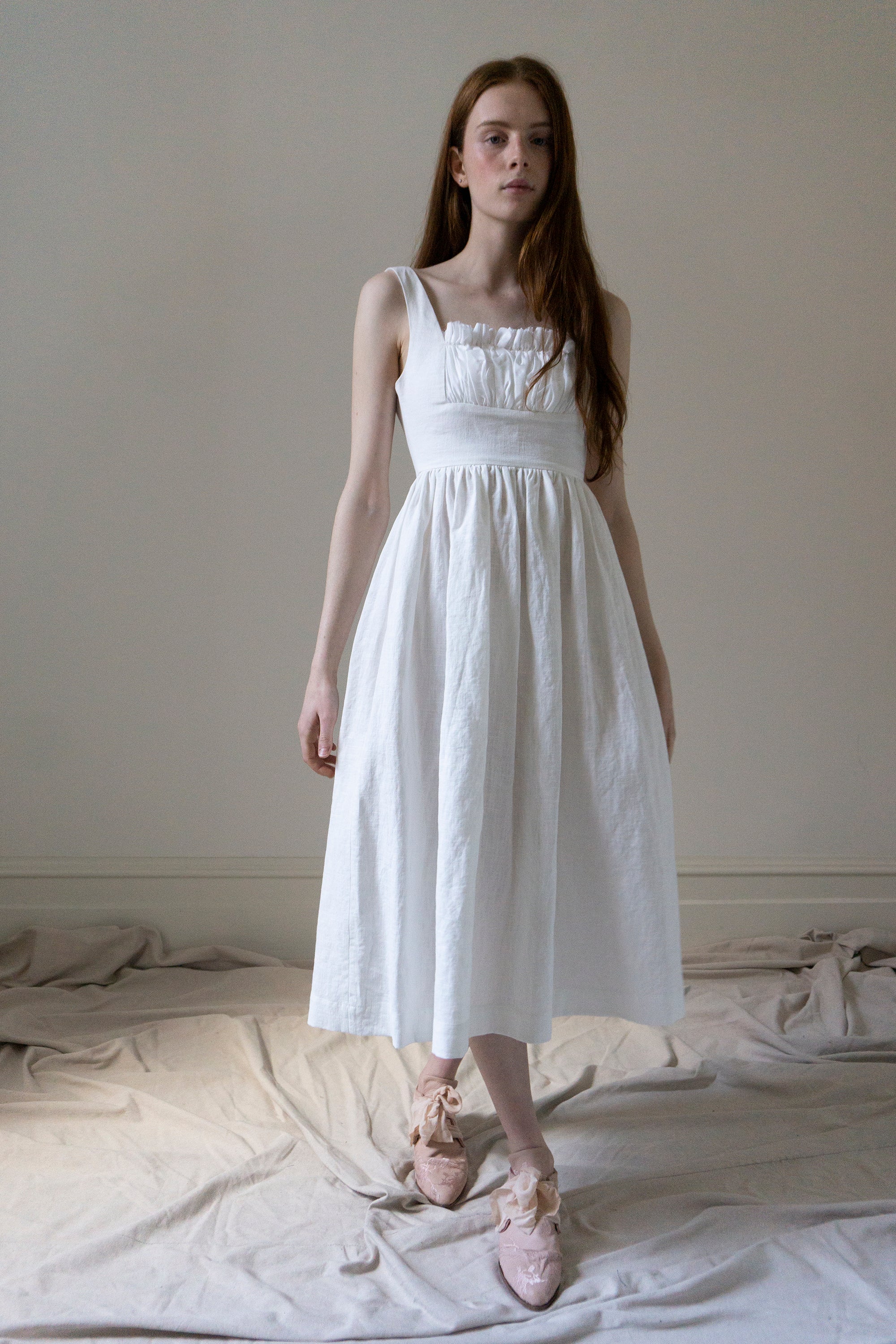 Calliope Dress - White