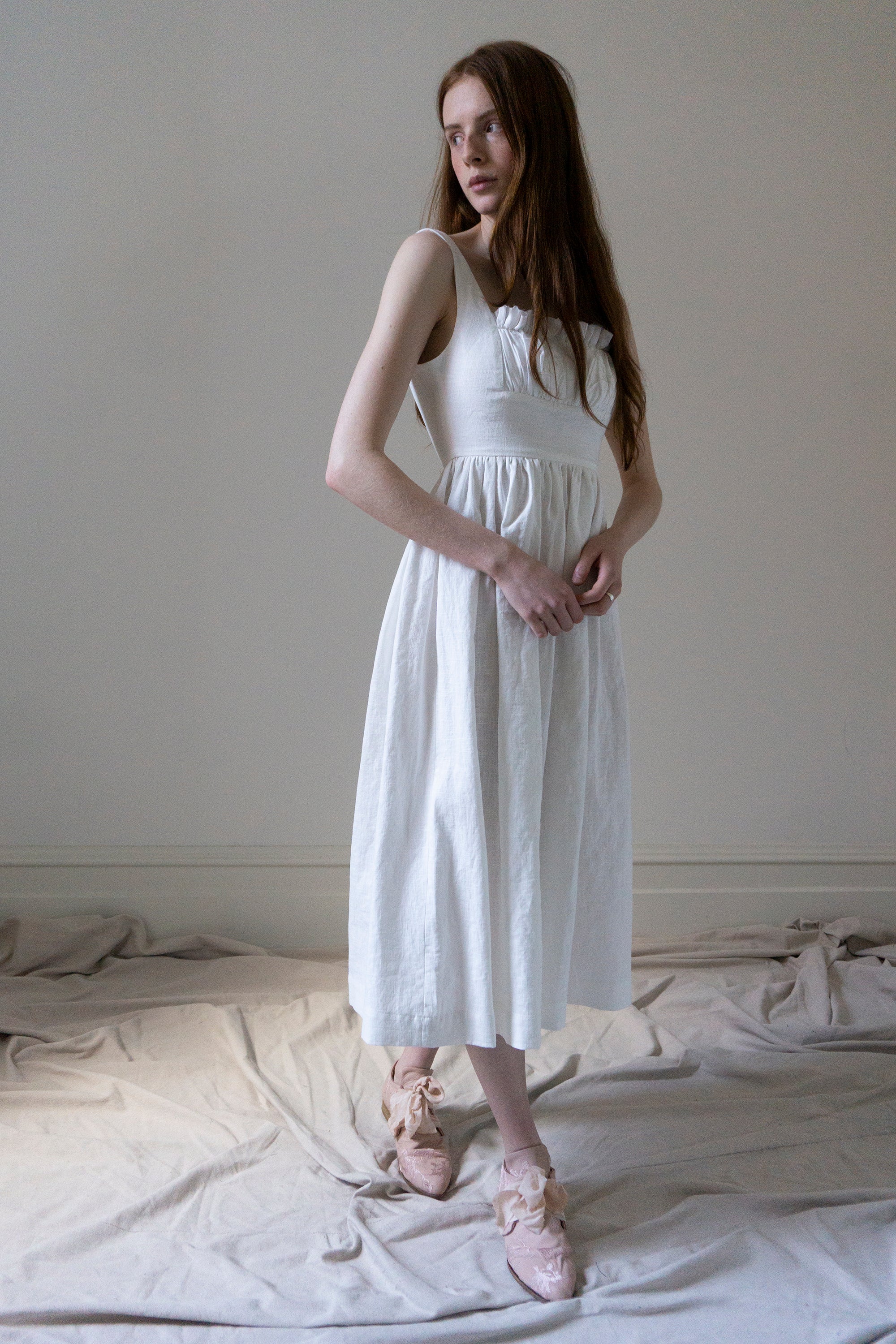 Calliope Dress - White