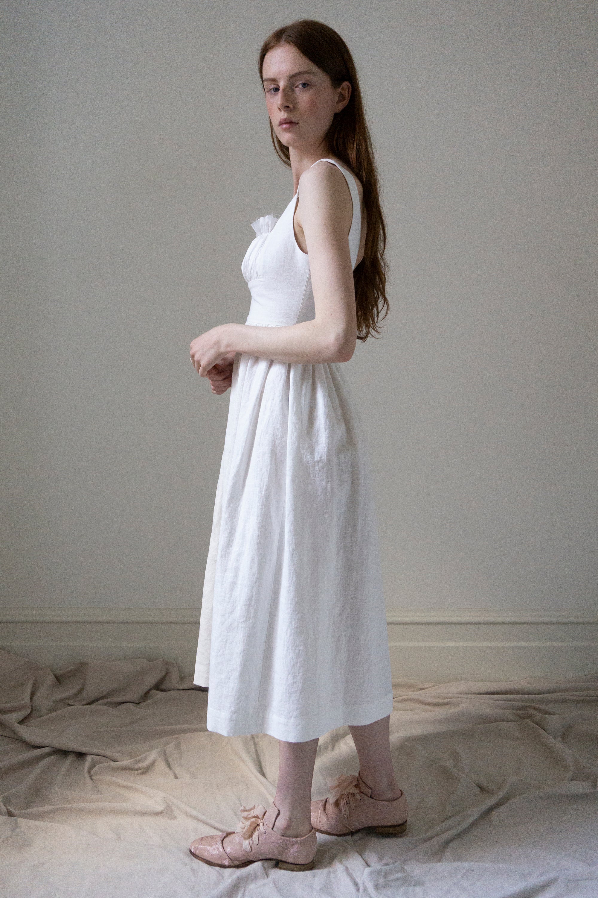 Calliope Dress - White