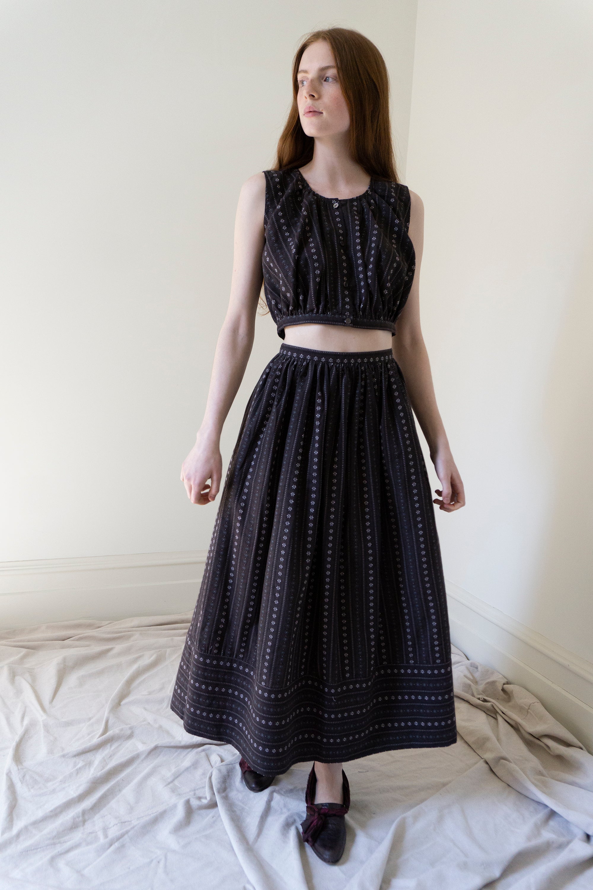 Danica Skirt- Folk Stripe