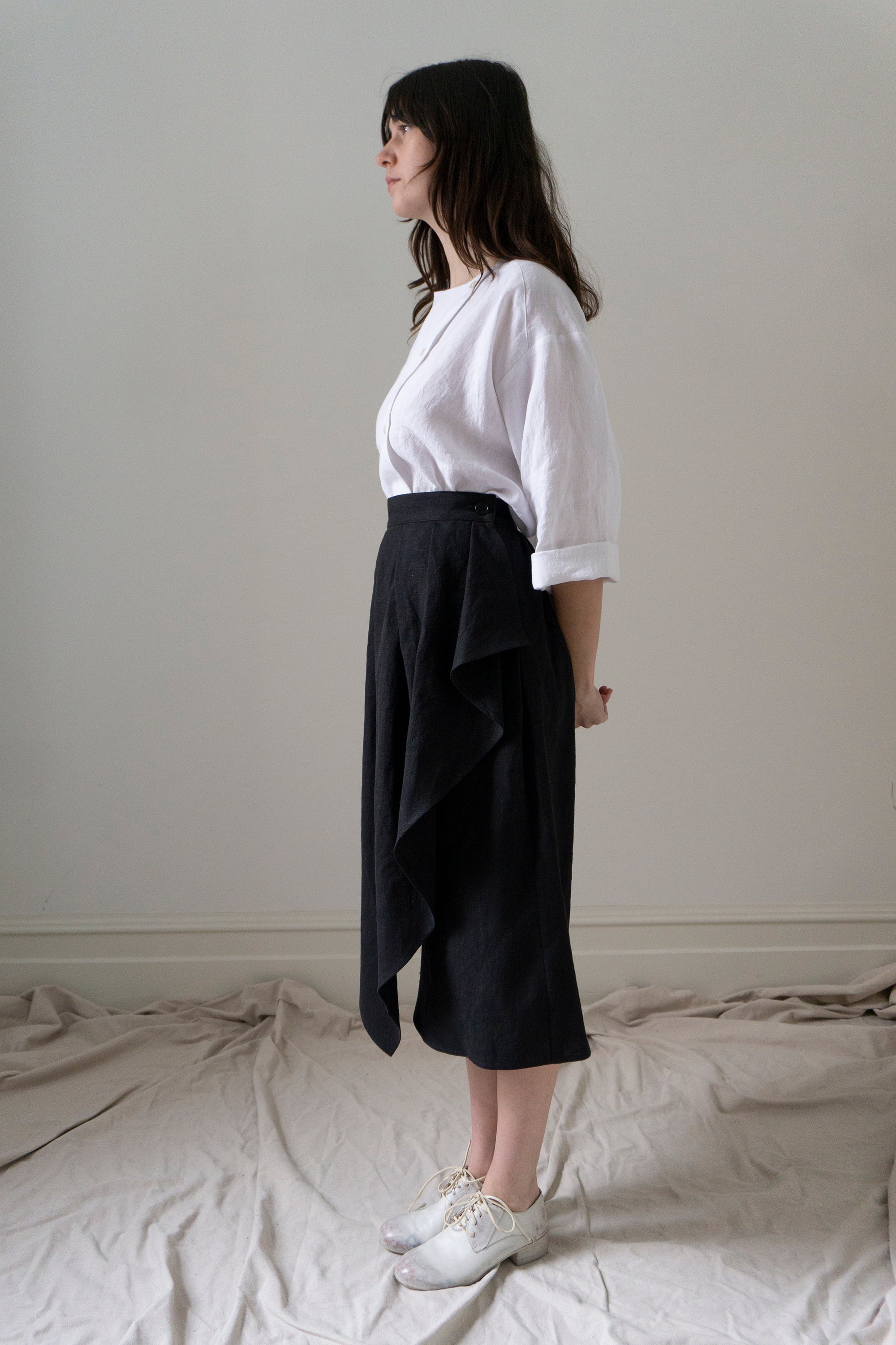 Emil Linen Shirt- White