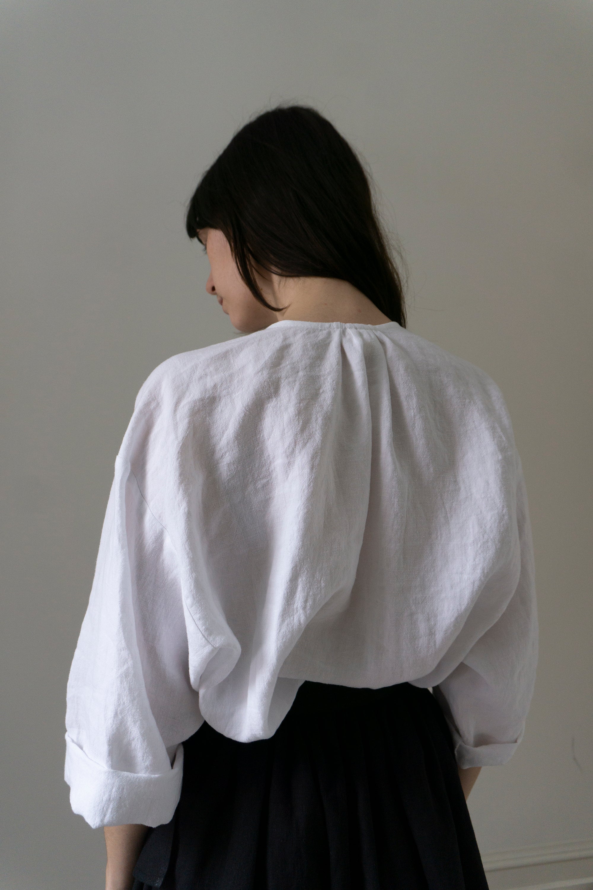 Emil Linen Shirt- White