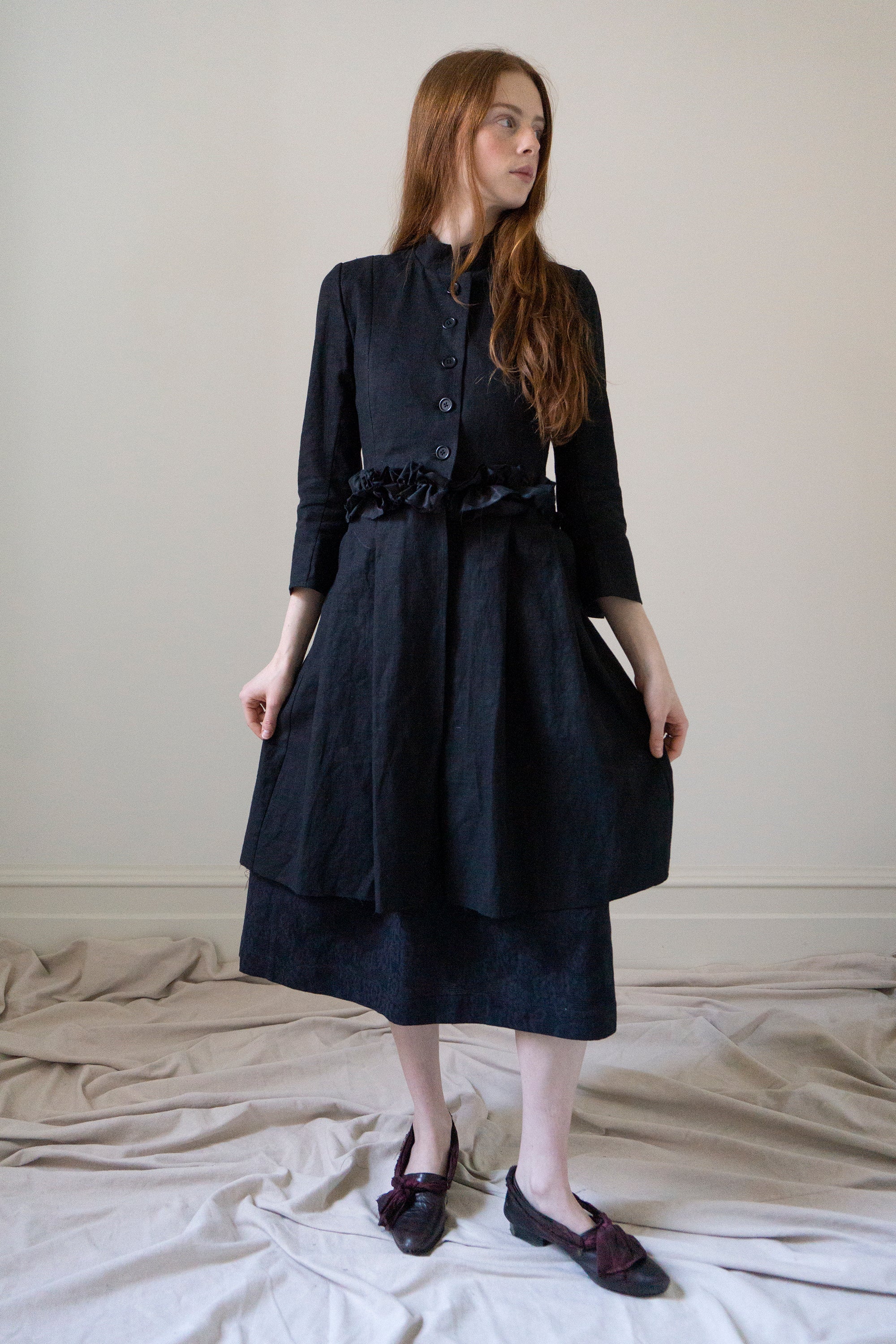 Ginevra linen jacket - Black