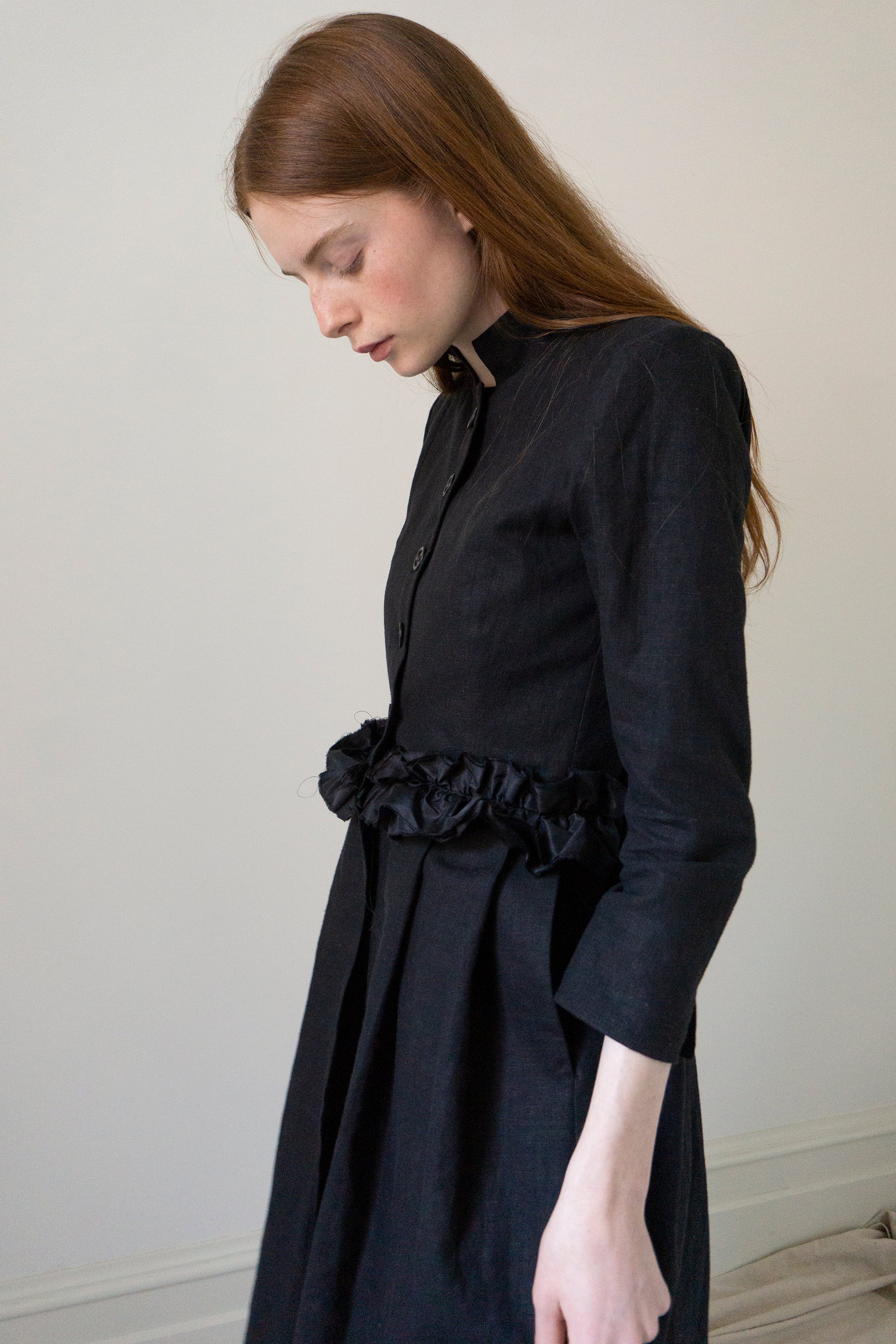 Ginevra linen jacket - Black