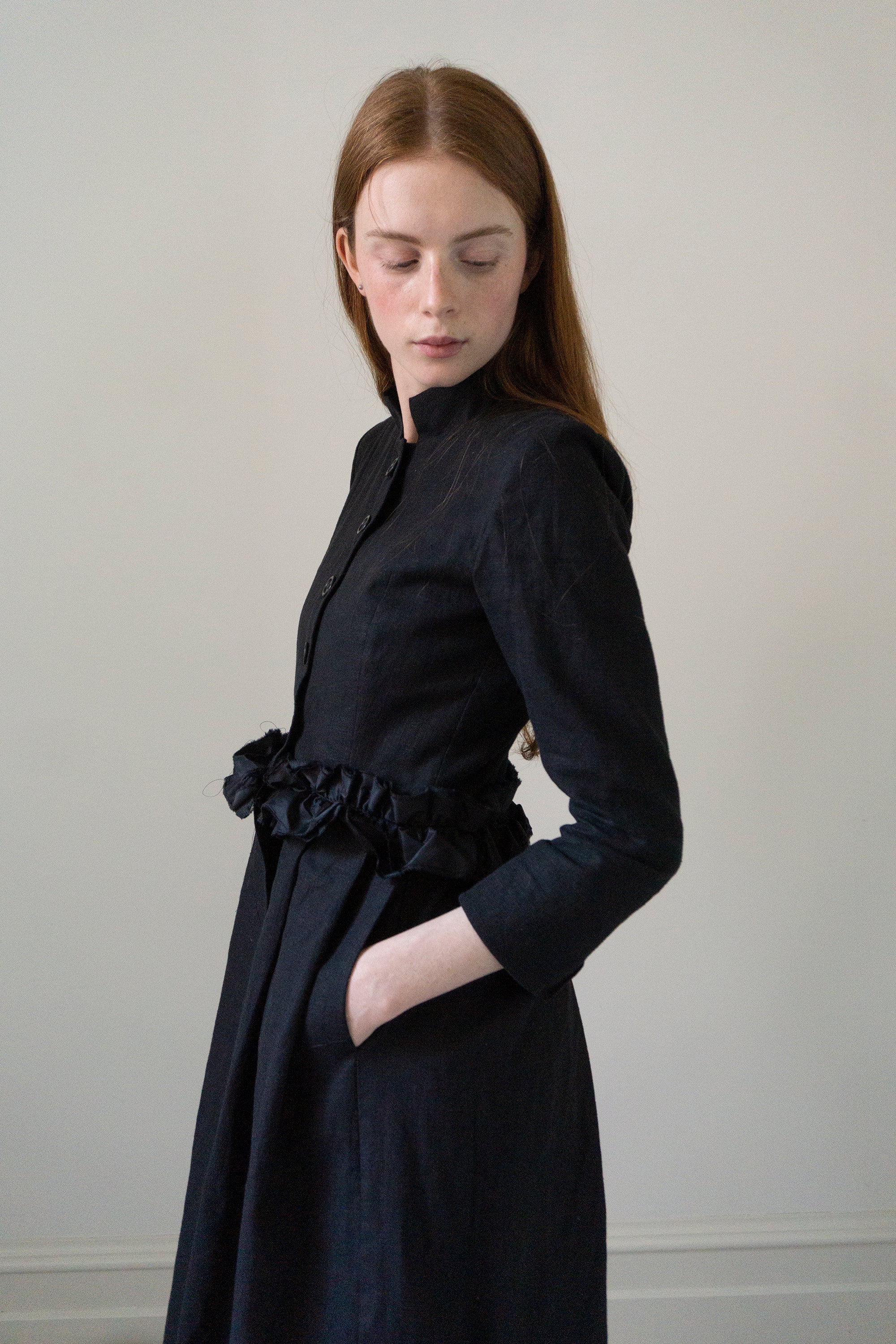 Ginevra linen jacket - Black