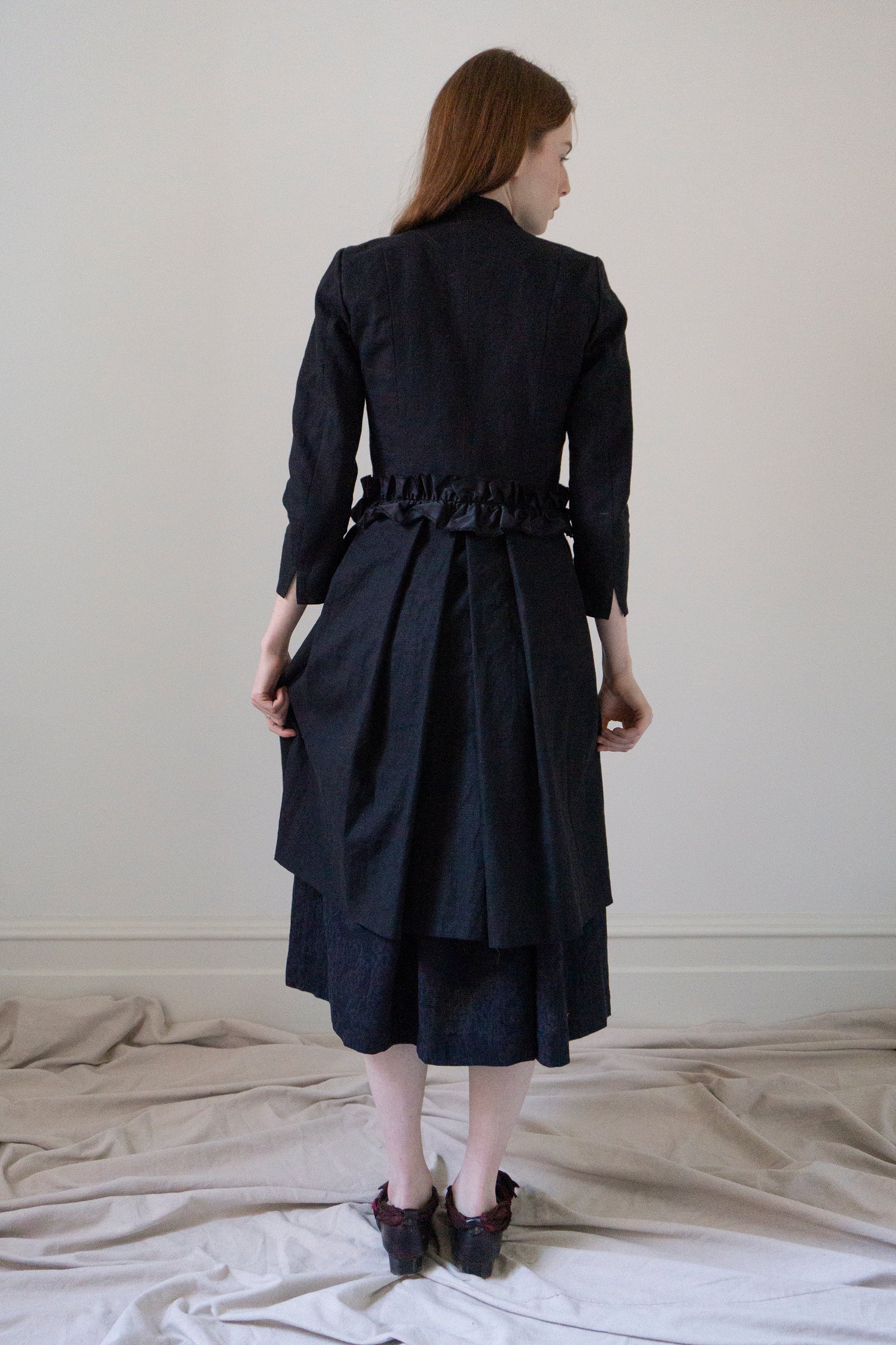 Ginevra linen jacket - Black