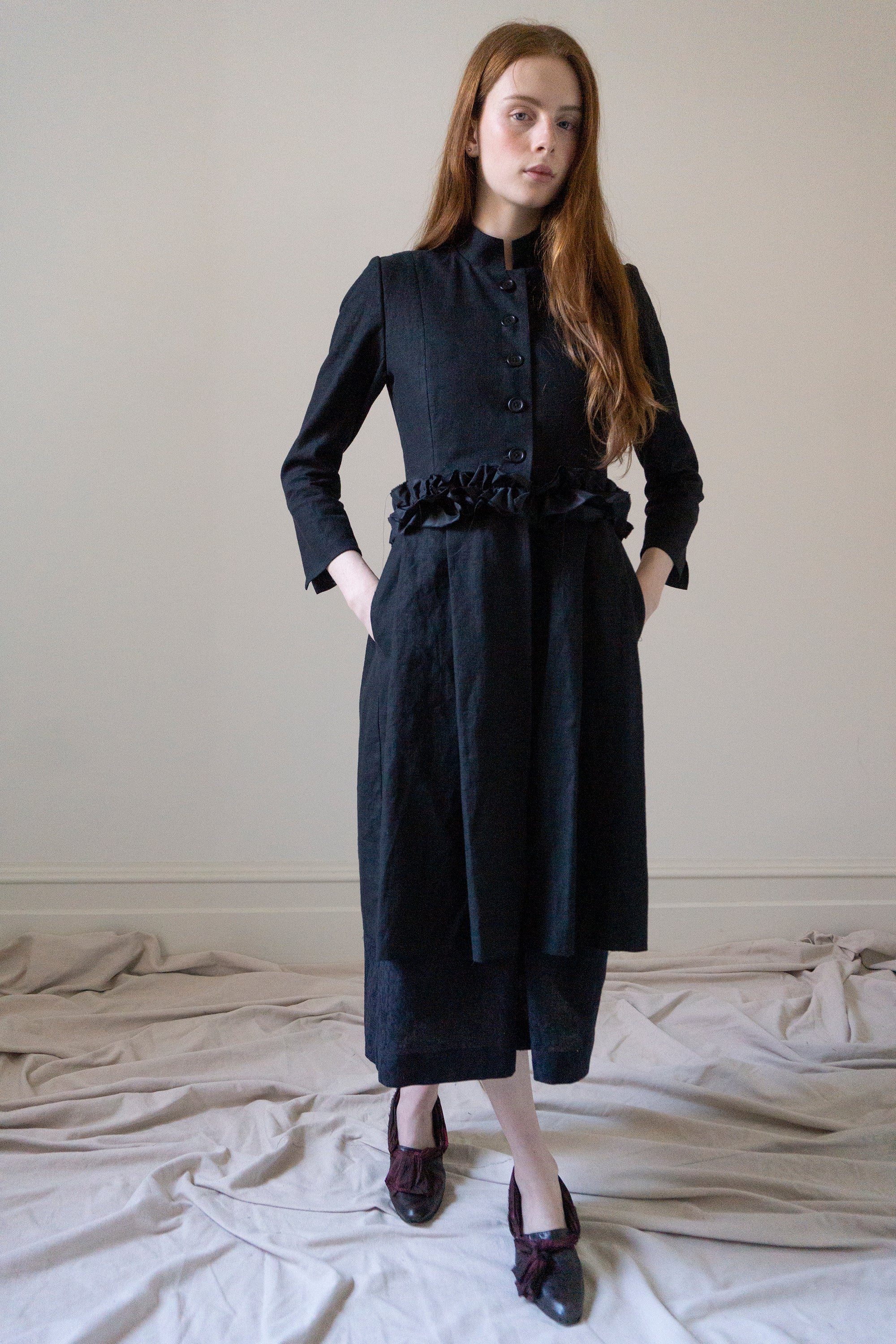 Ginevra linen jacket - Black