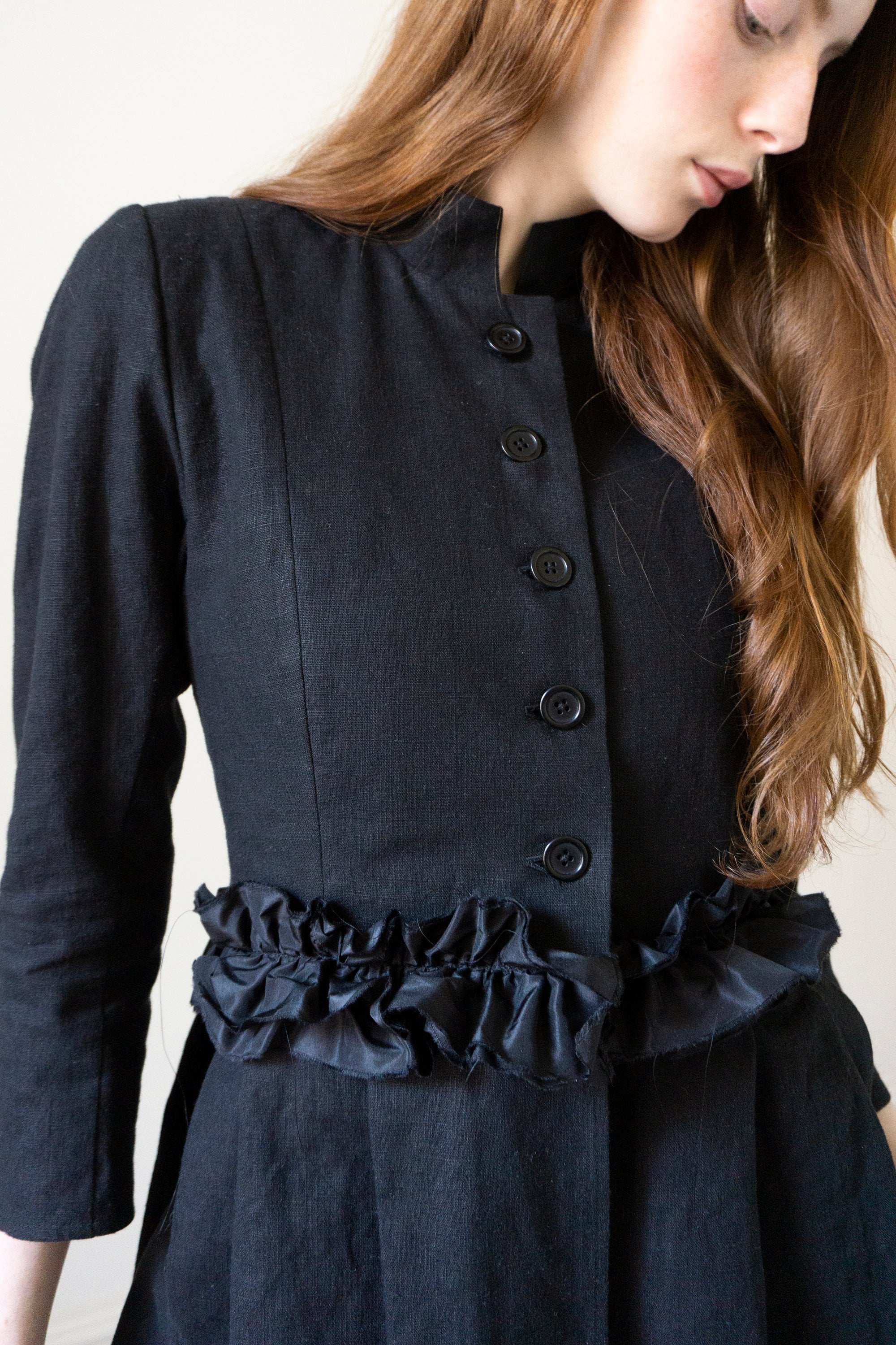 Ginevra linen jacket - Black