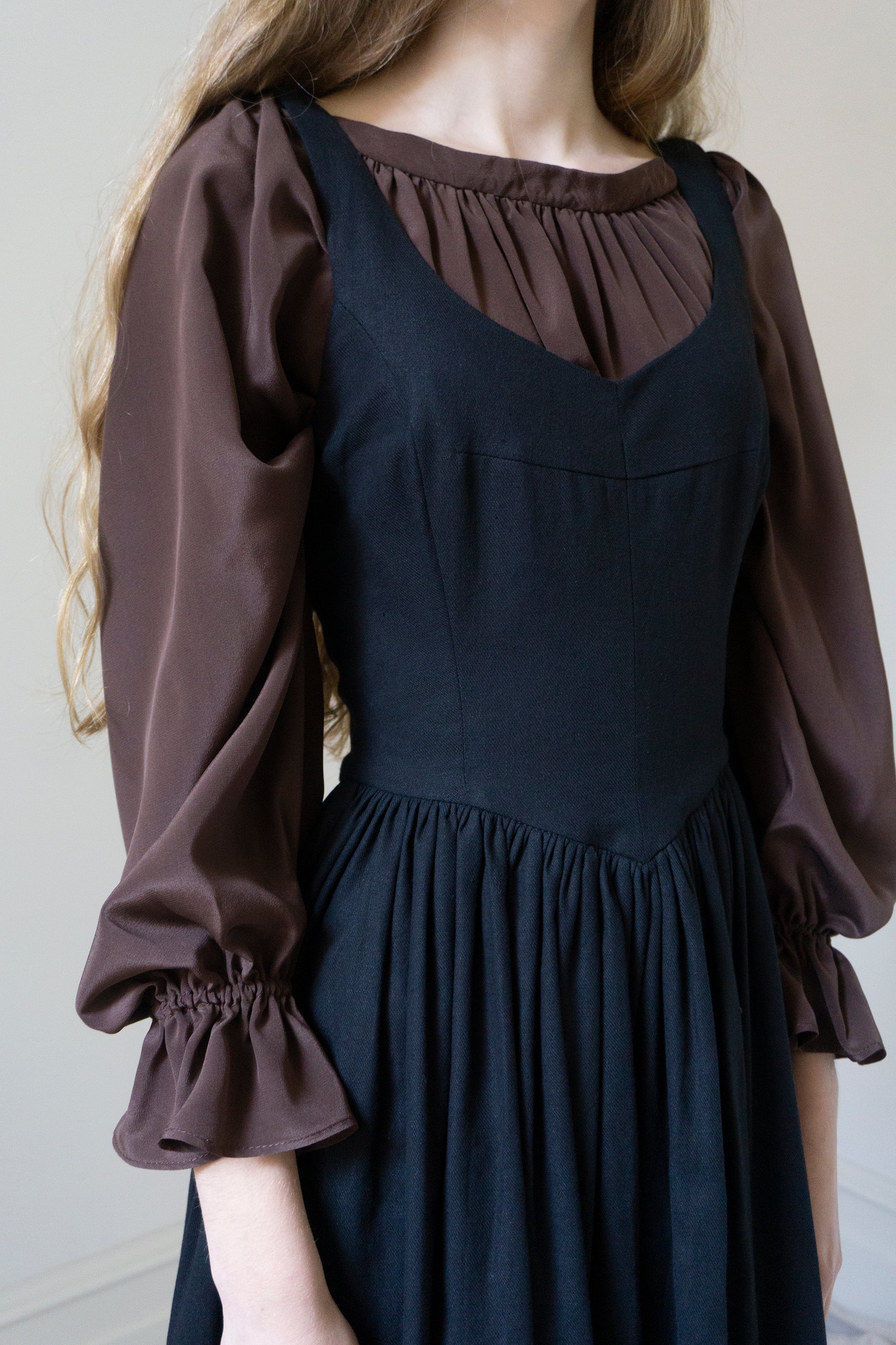 Mariposa Silk Blouse - Cocoa