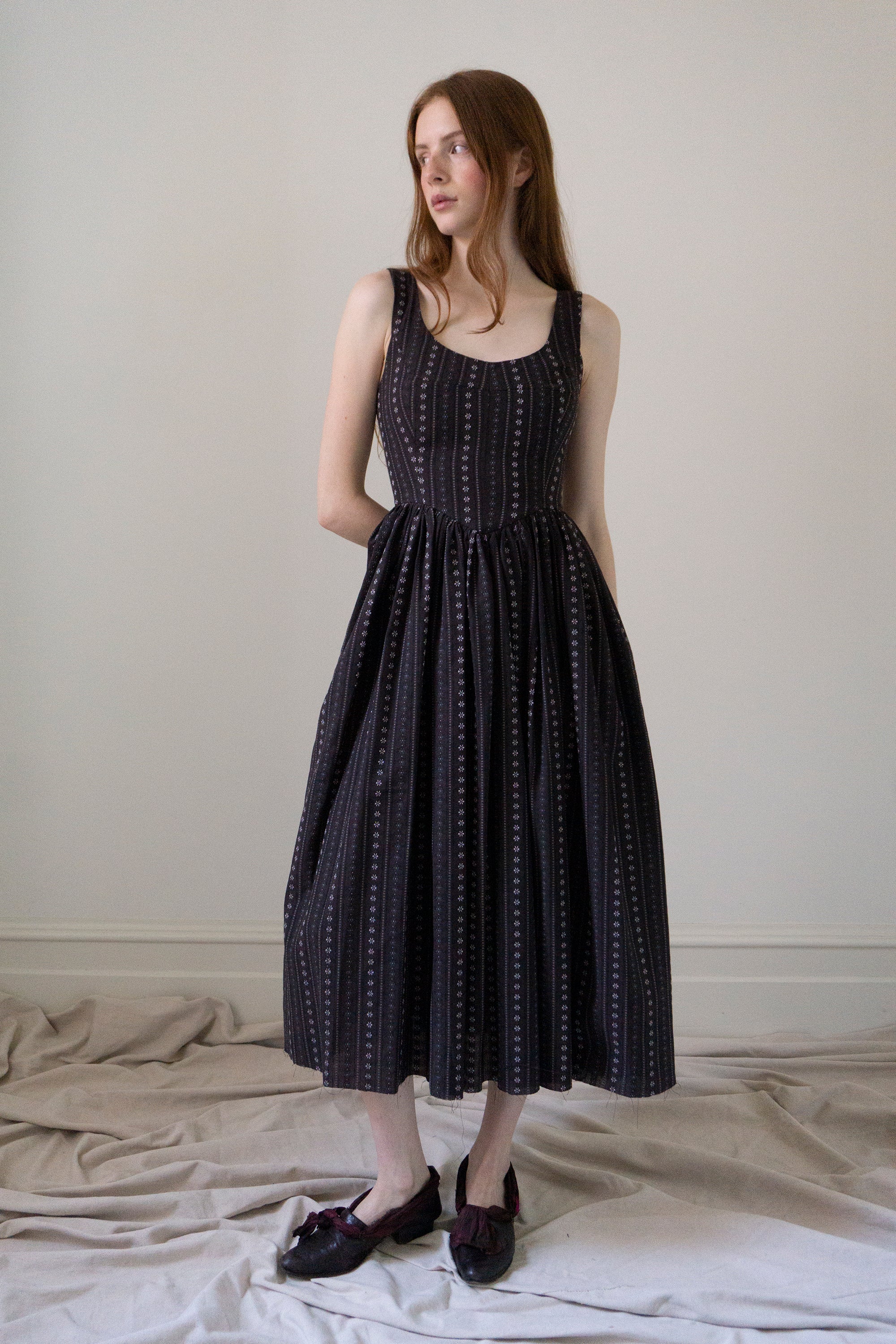 Hemlock Dress - Folk Stripe