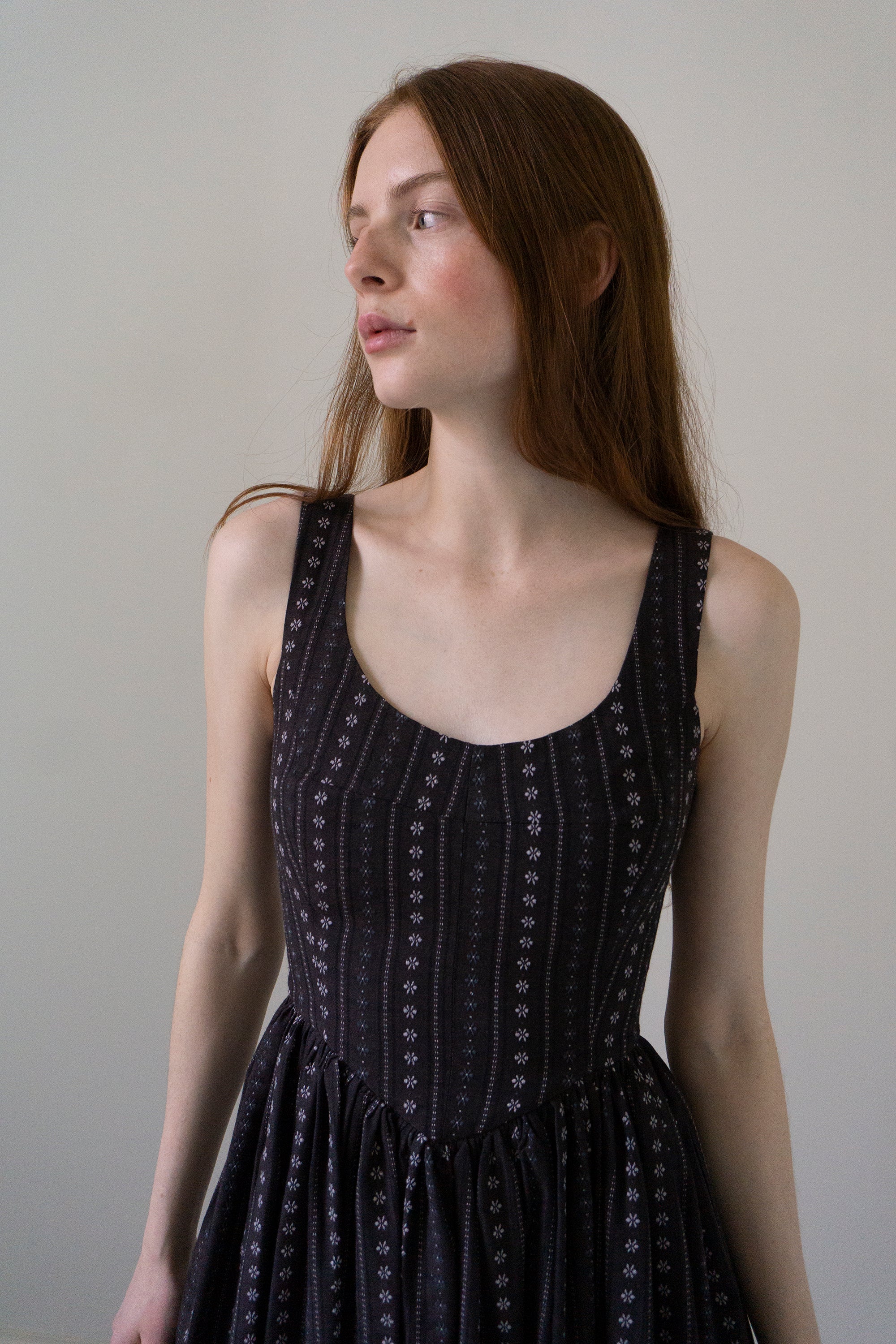 Hemlock Dress - Folk Stripe