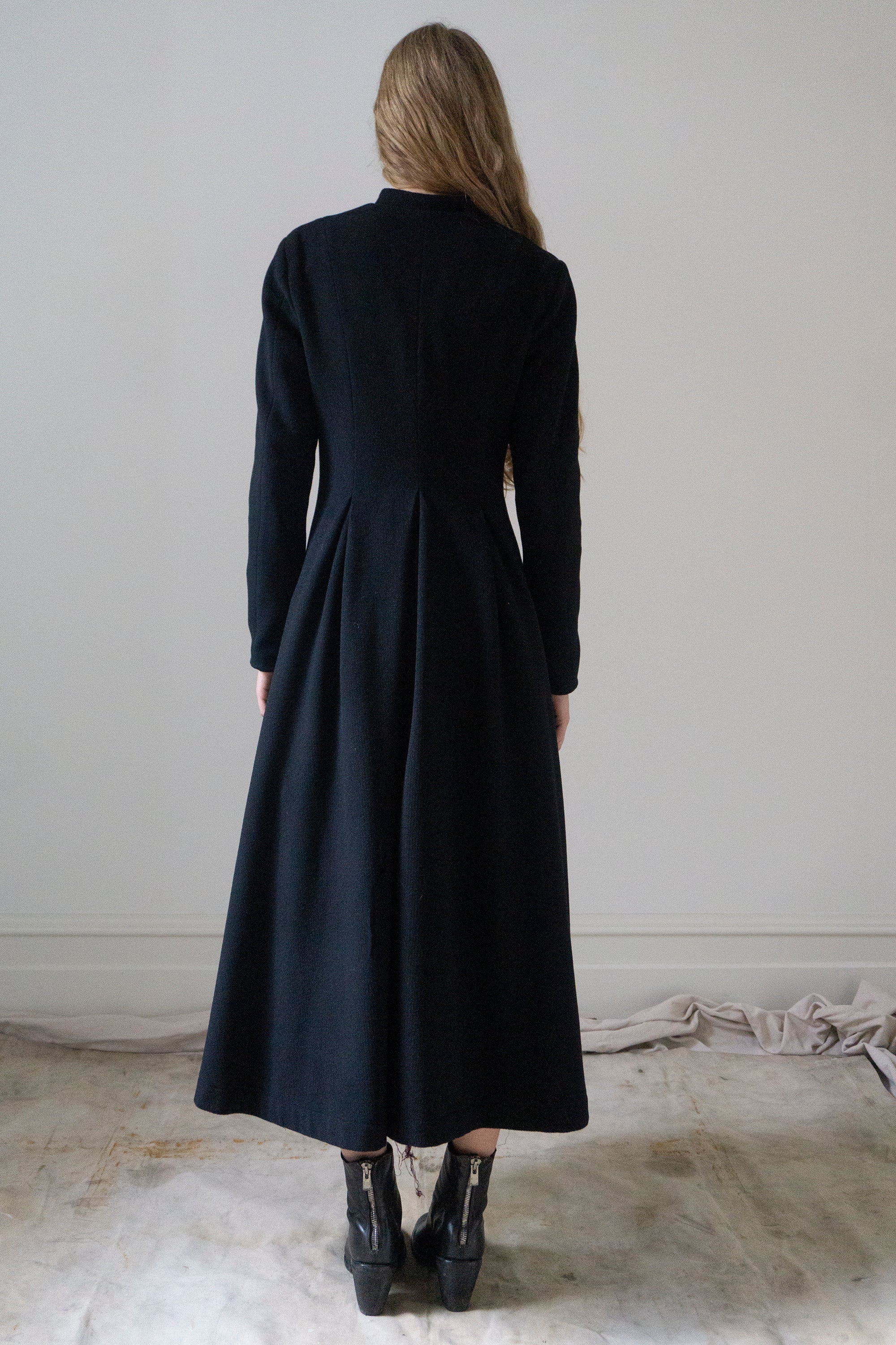 Linnea Wool Coat - Black