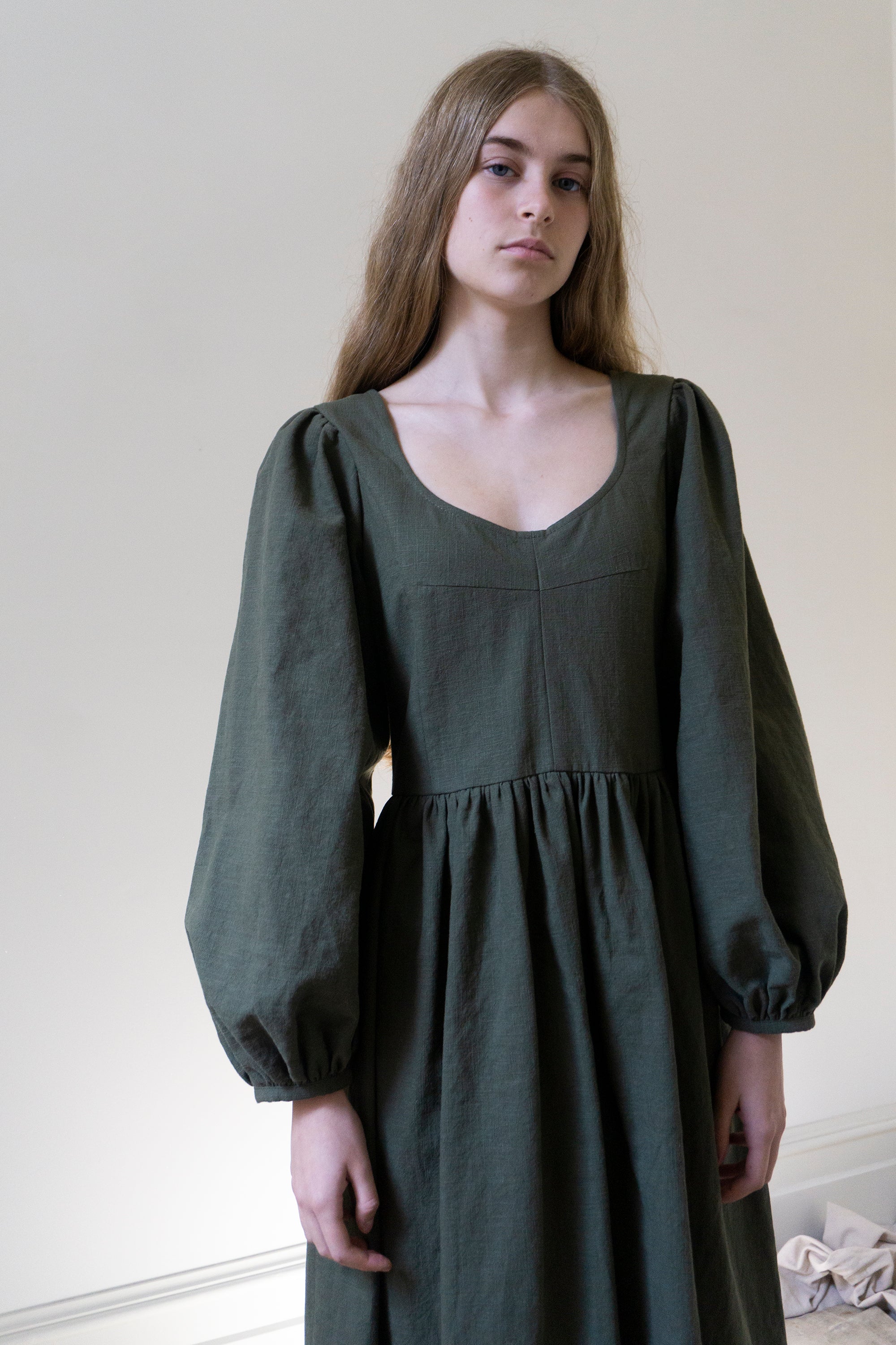 Lisbeth Dress - Olive