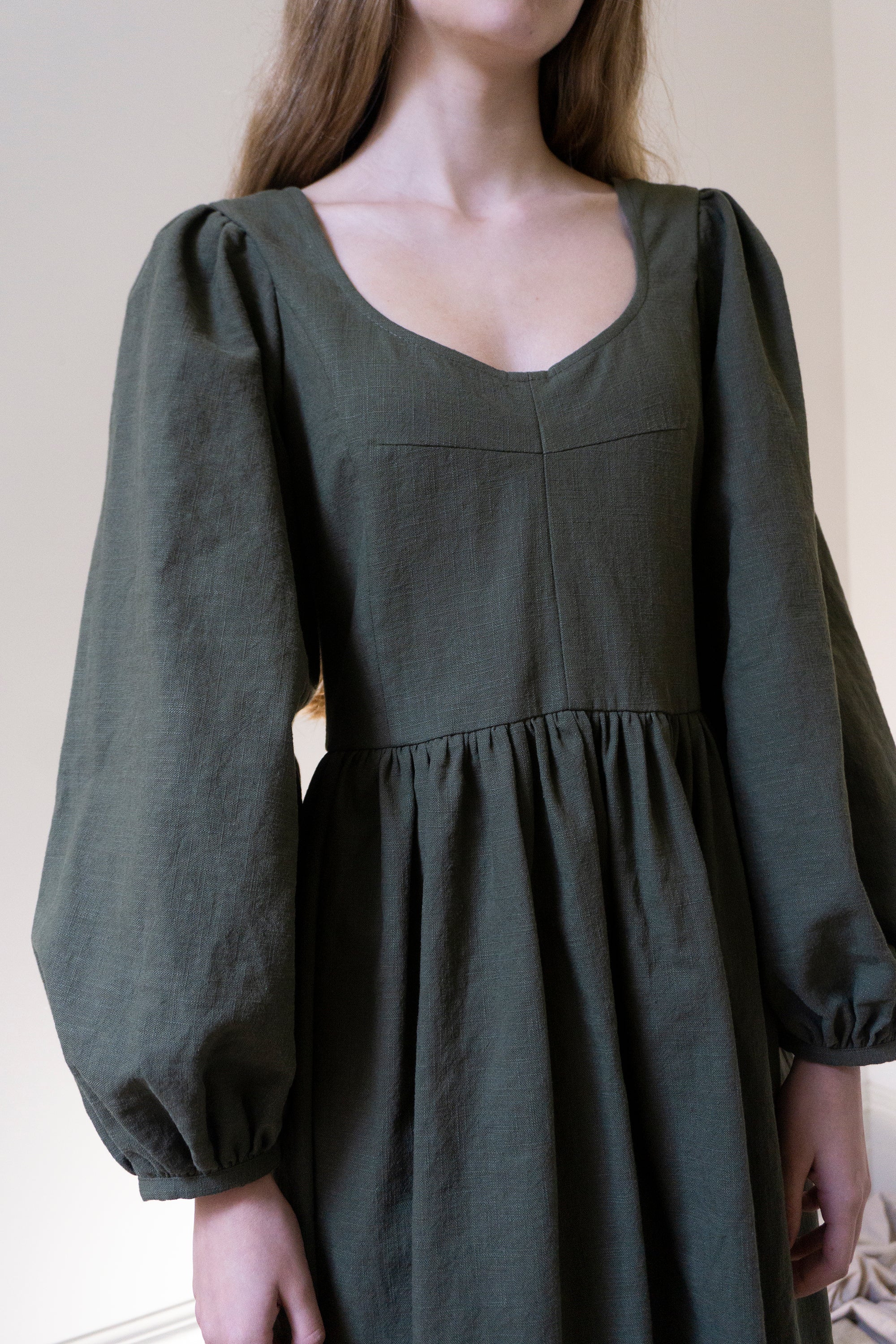 Lisbeth Dress - Olive