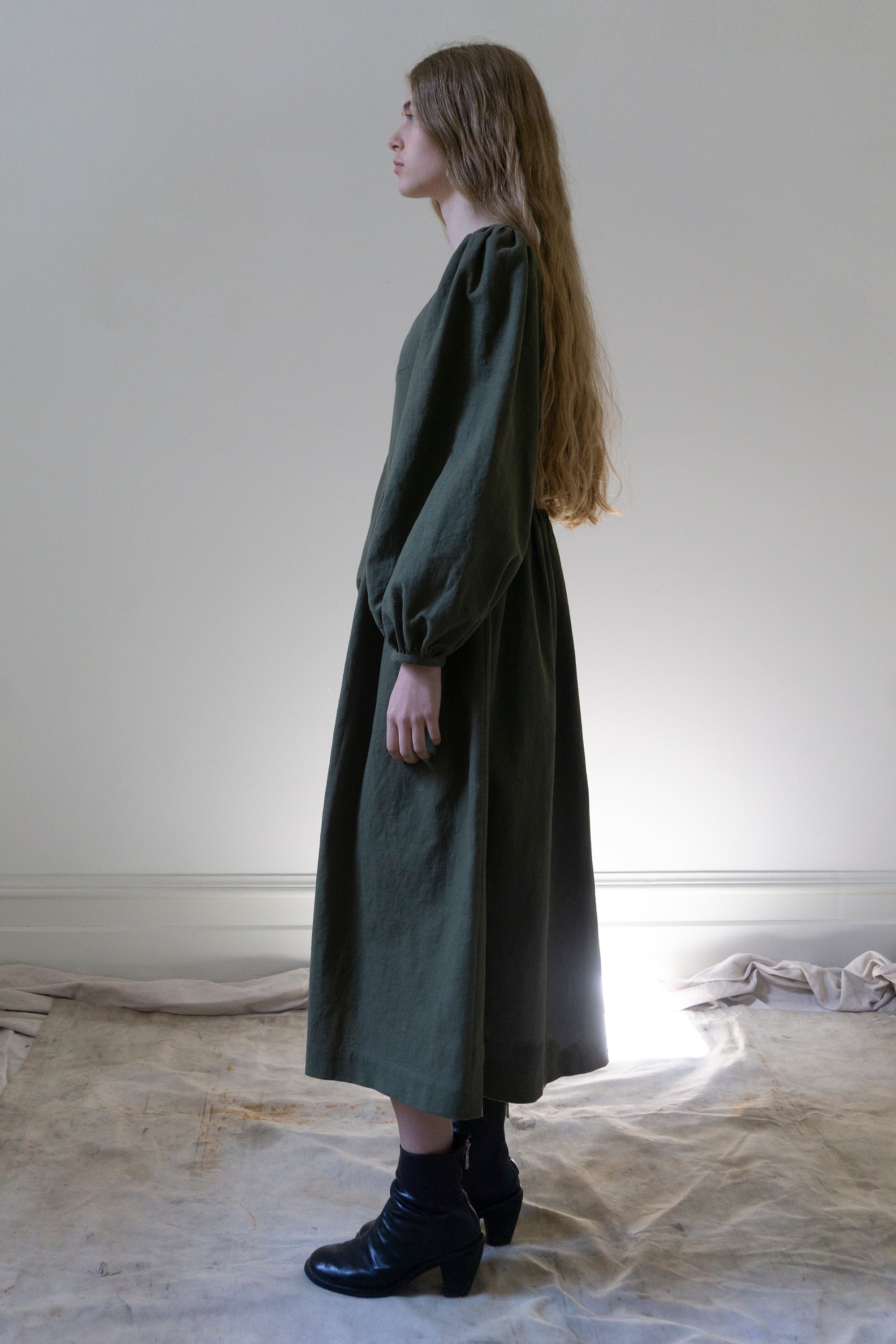 Lisbeth Dress - Olive