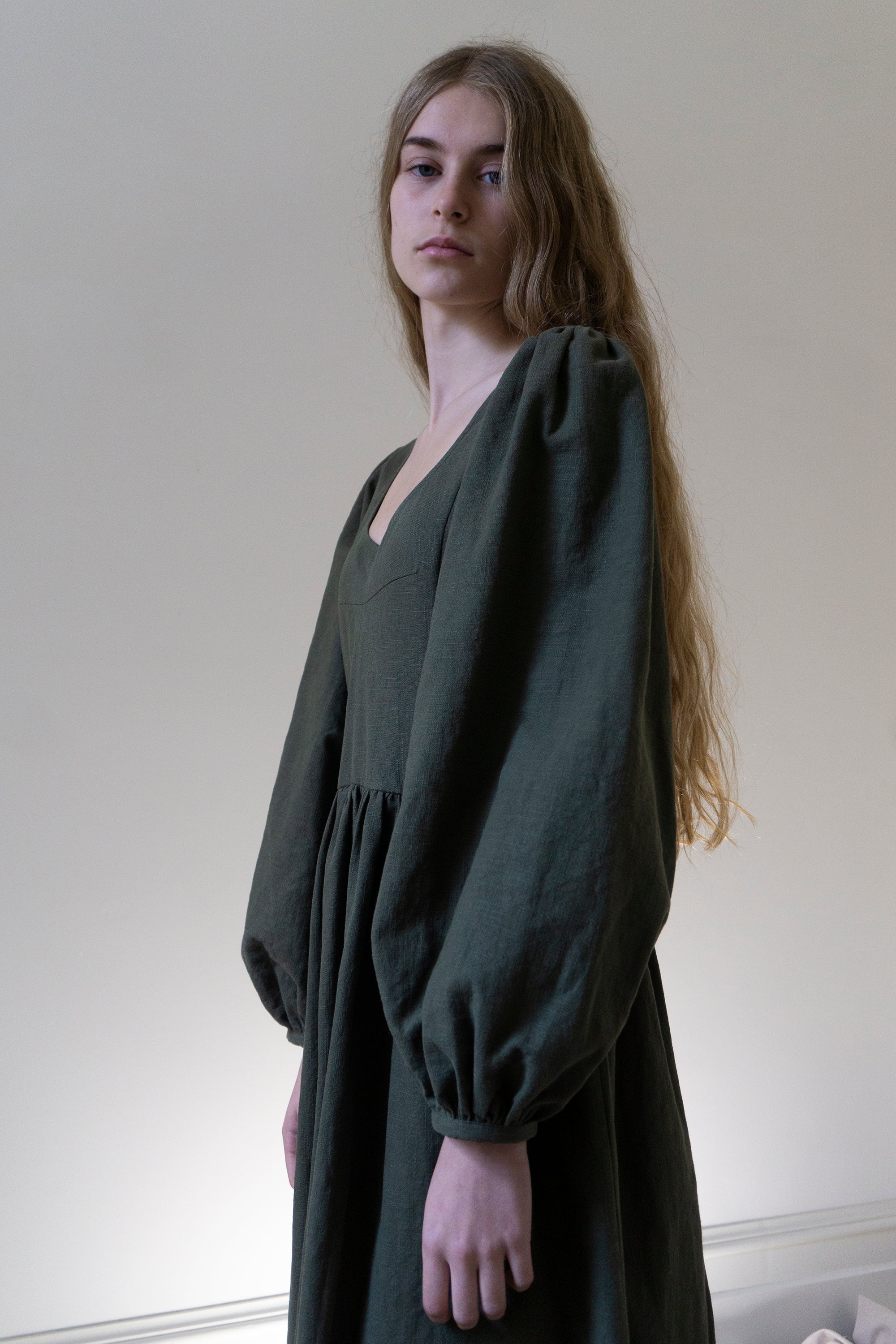 Lisbeth Dress - Olive