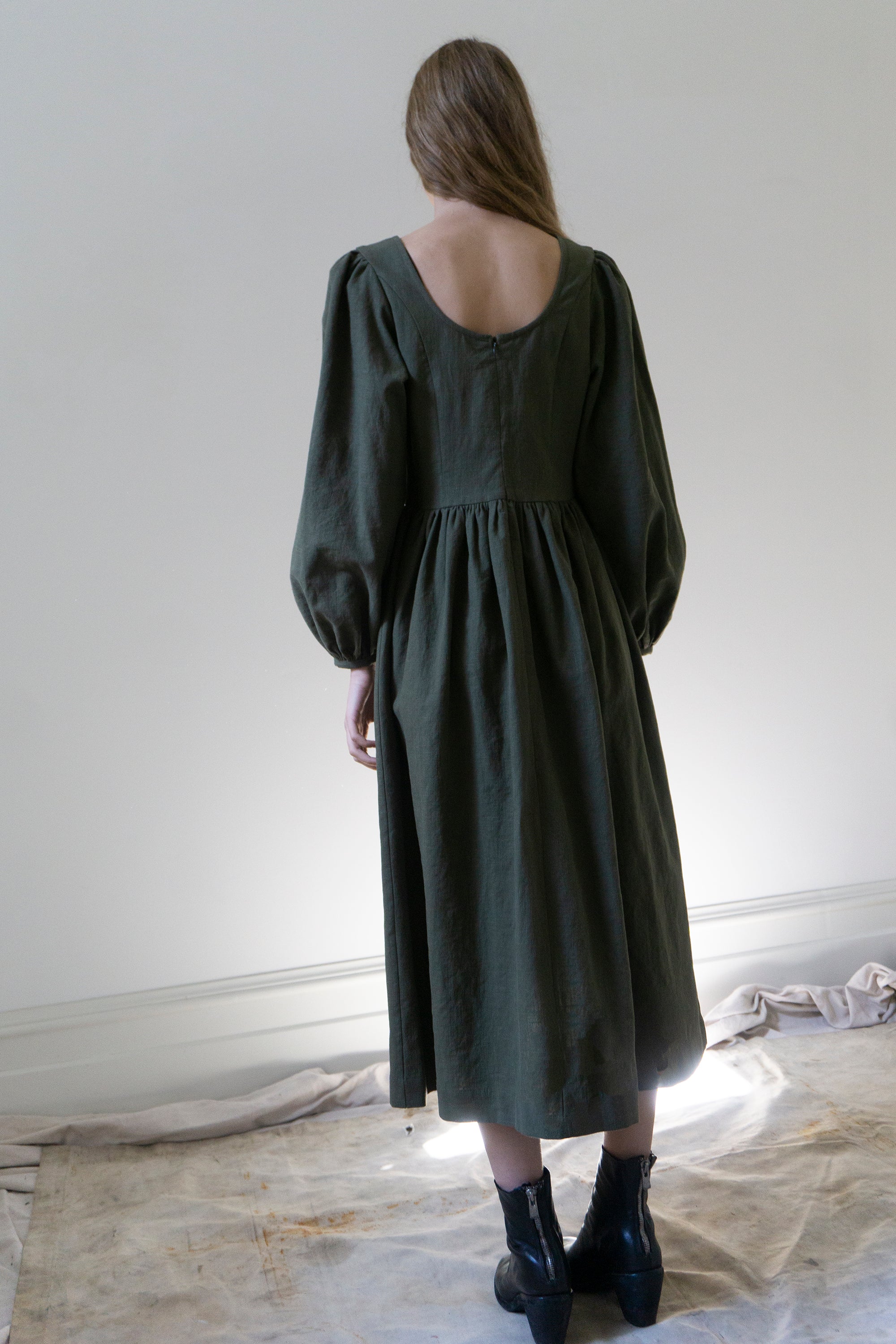 Lisbeth Dress - Olive