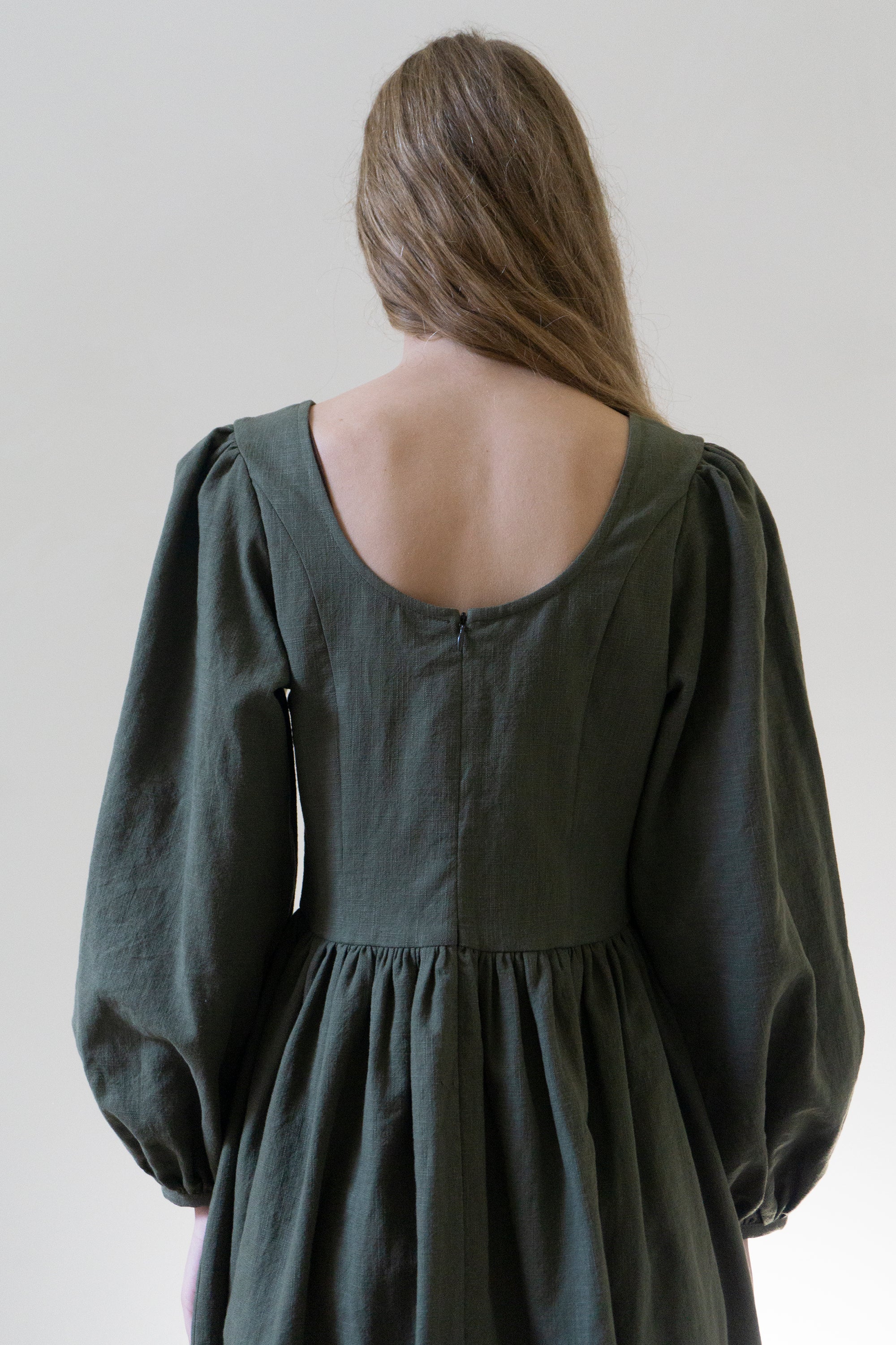 Lisbeth Dress - Olive