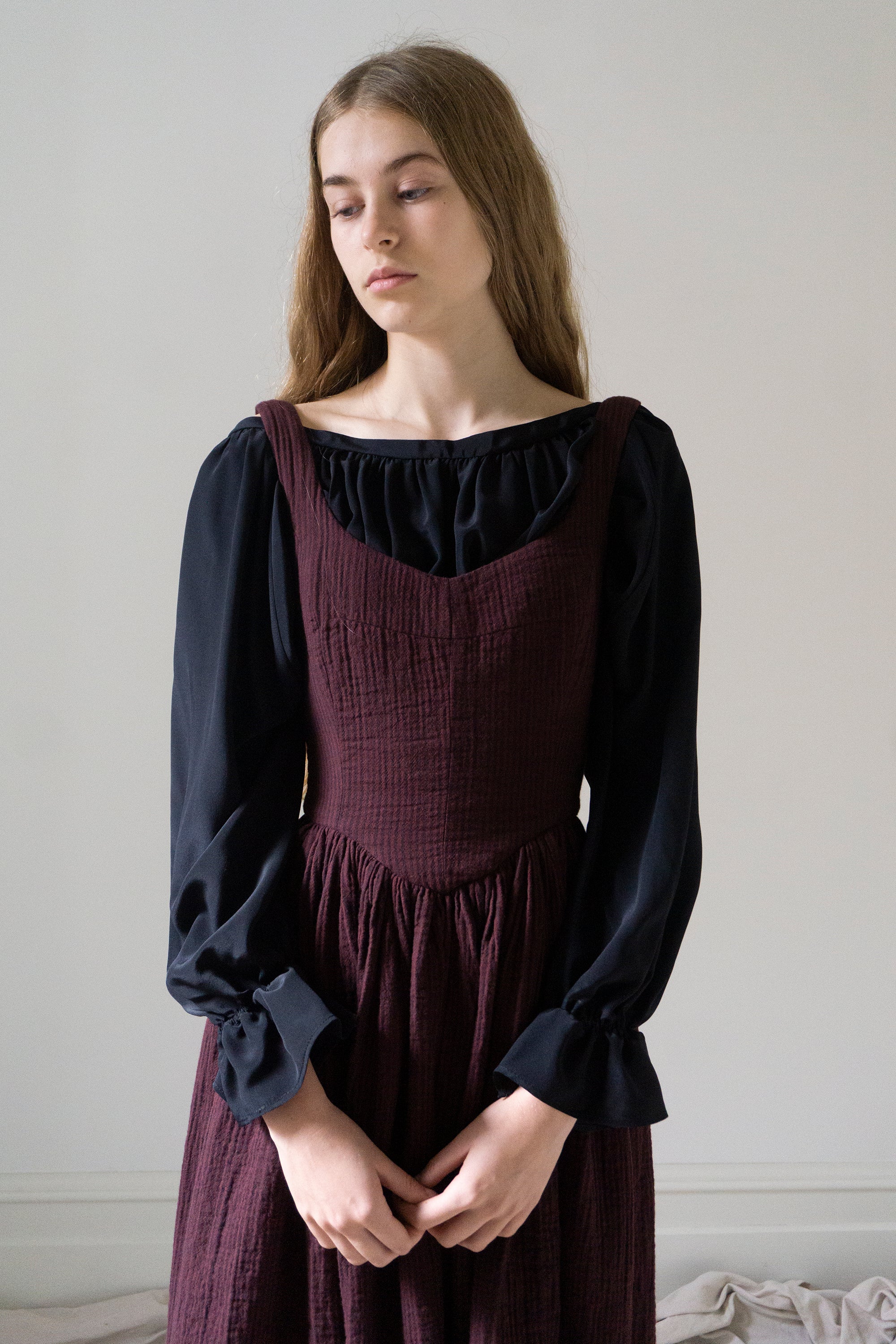 Mariposa Silk Blouse - Black