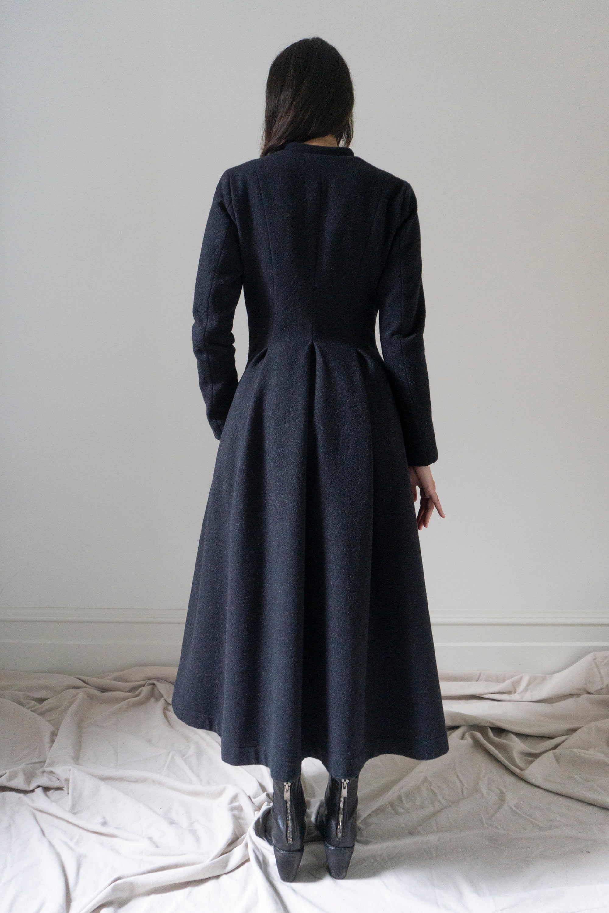 Linnea Wool Coat - Graphite