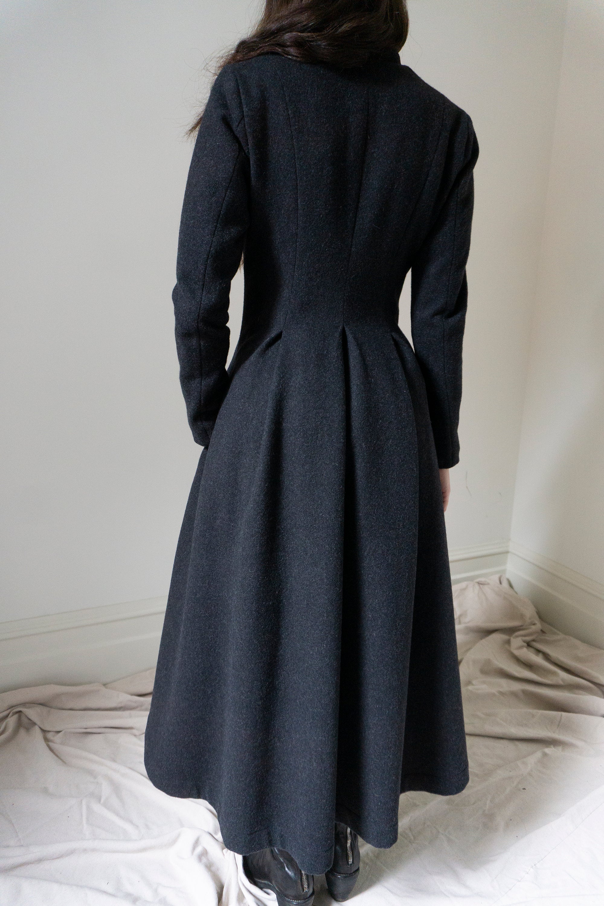 Linnea Wool Coat - Graphite