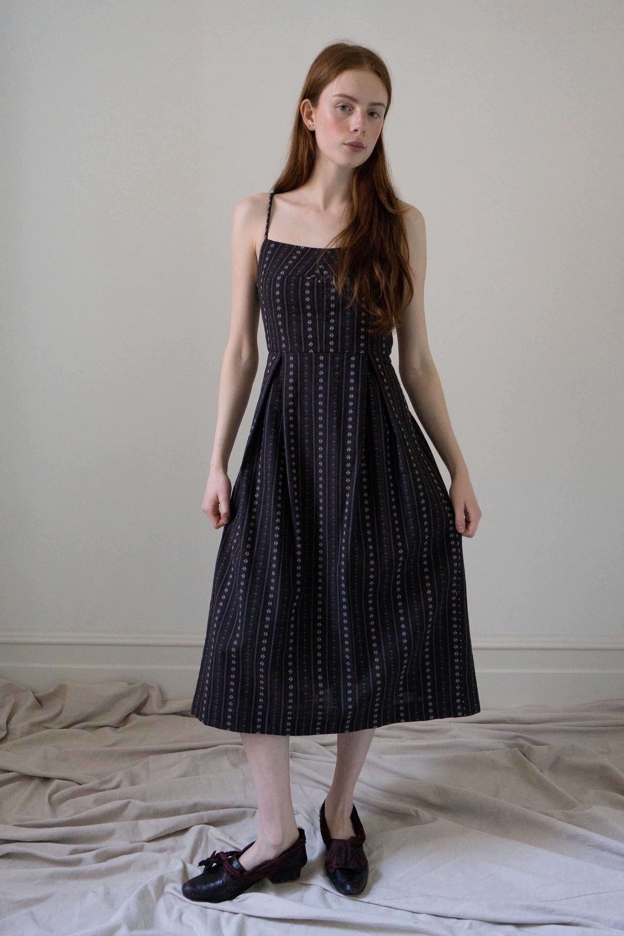Sigrid Dress - Folk Stripe (SIZE S)