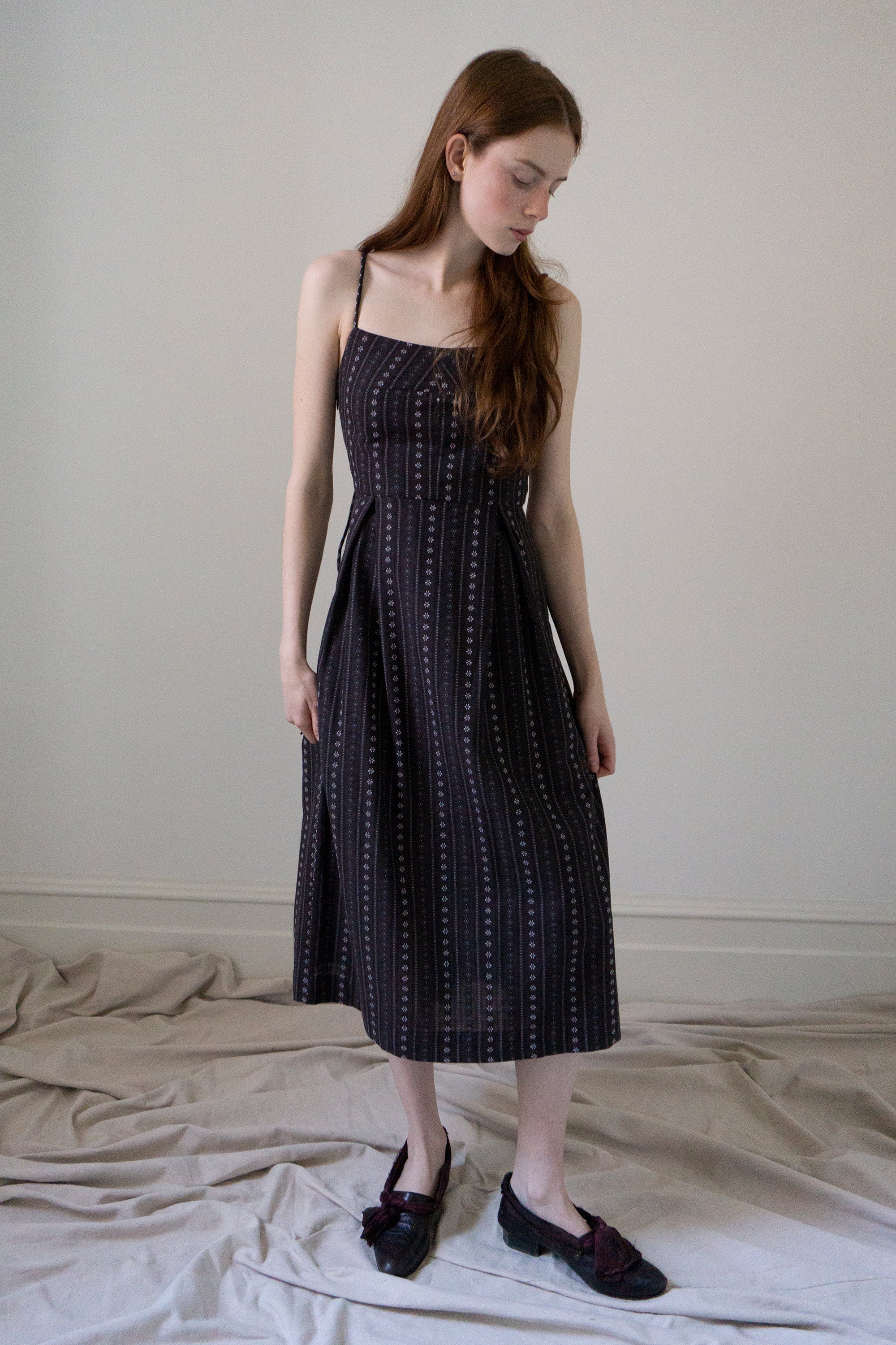 Sigrid Dress - Folk Stripe (SIZE S)