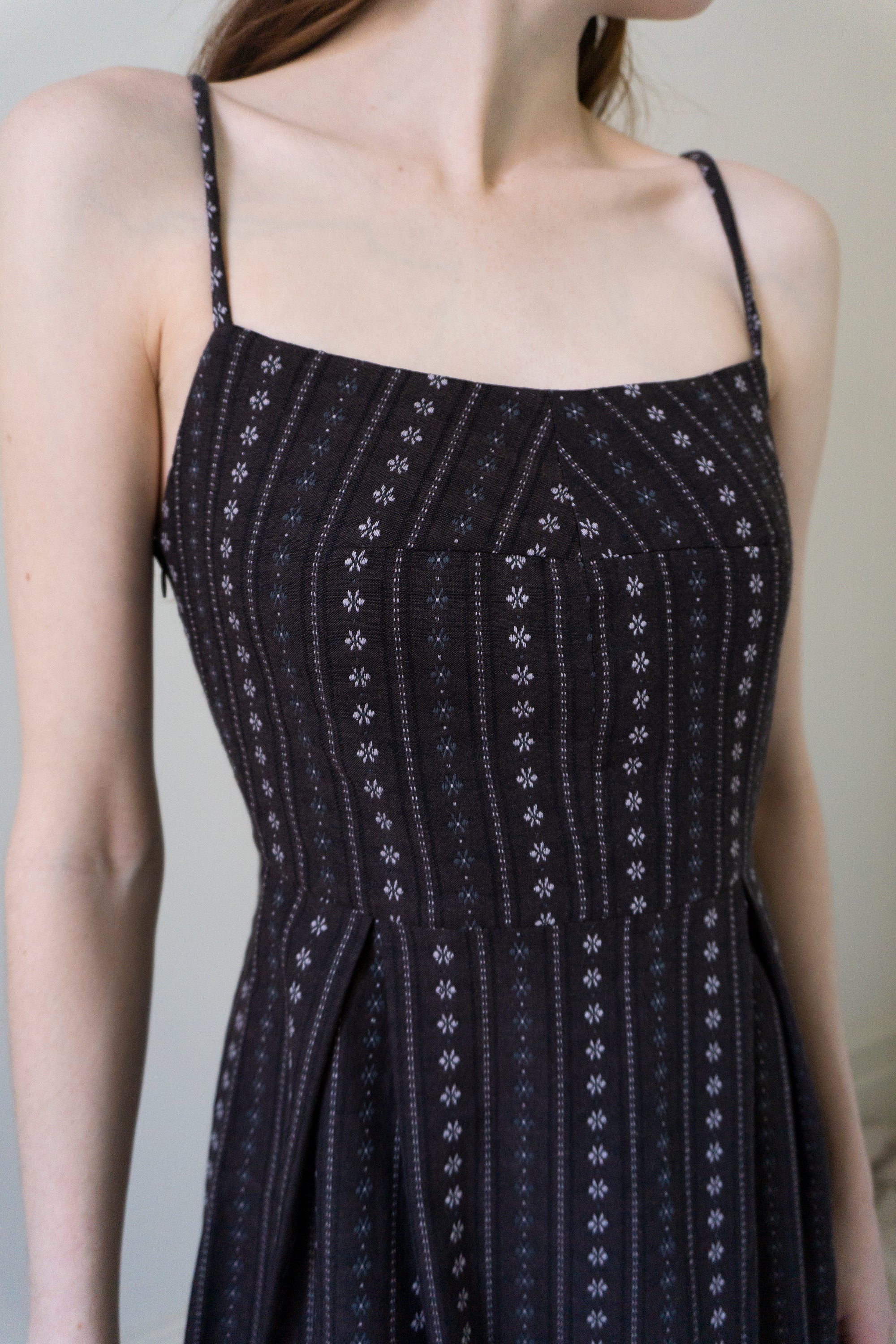 Sigrid Dress - Folk Stripe (SIZE S)