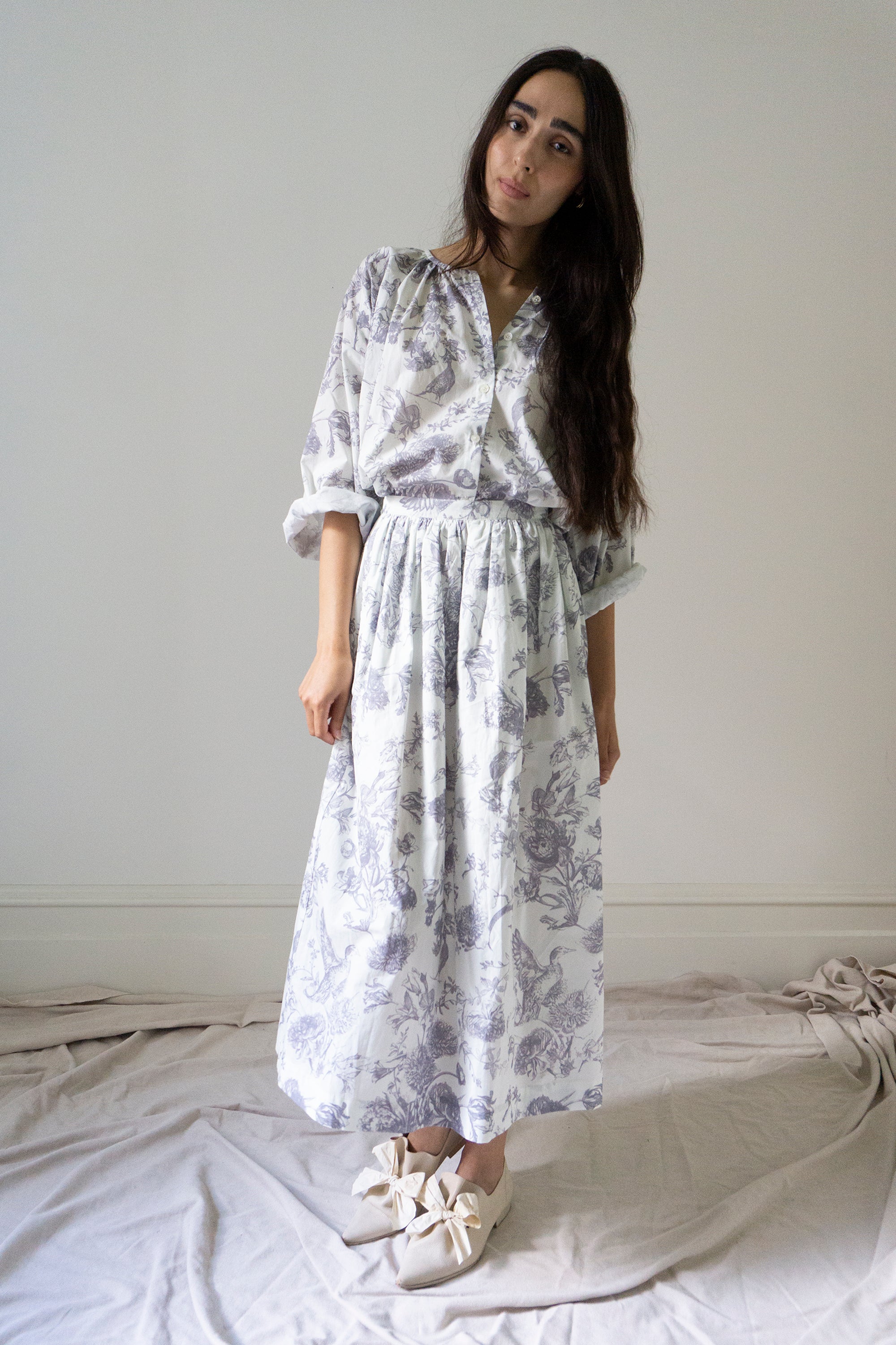 Marla Skirt - Printed Cotton