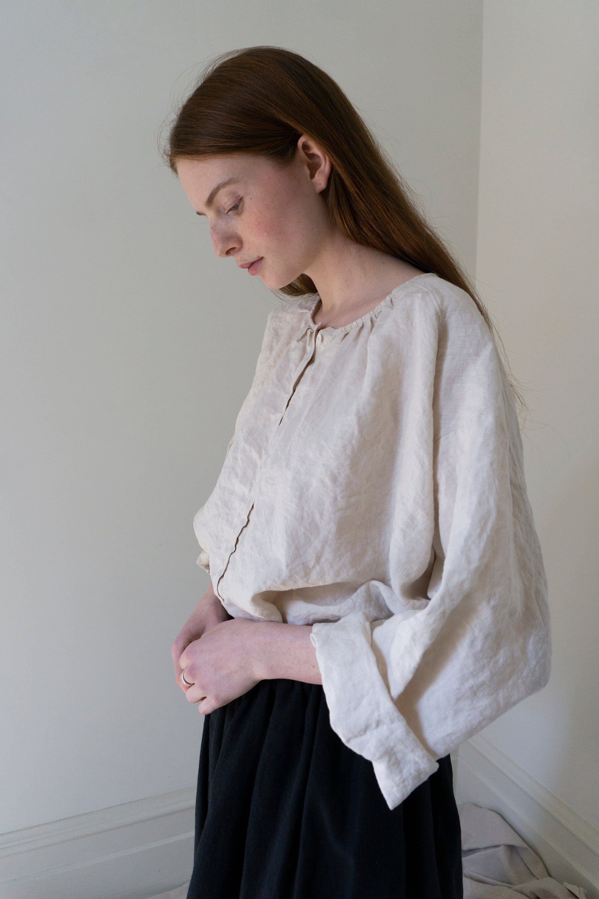 Sycamore Linen Shirt- Salt