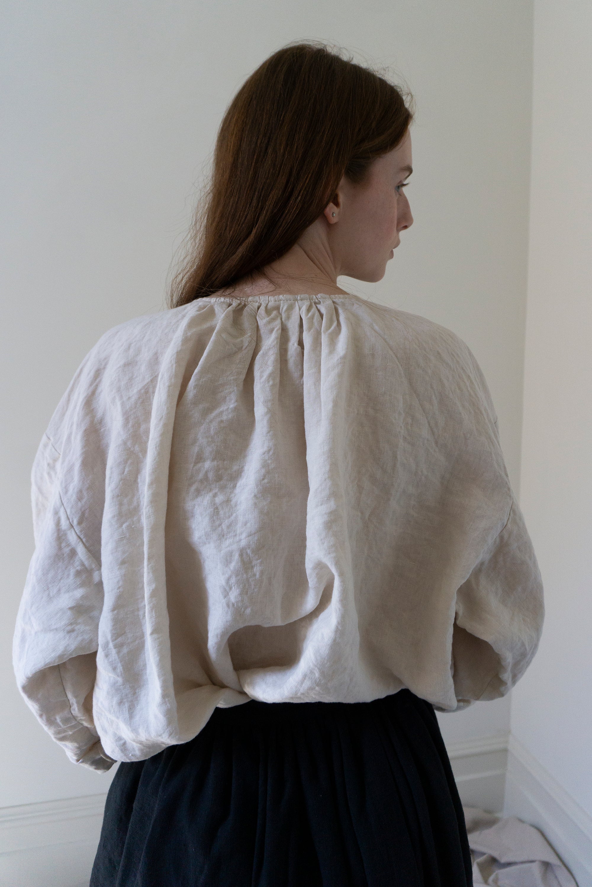 Sycamore Linen Shirt- Salt