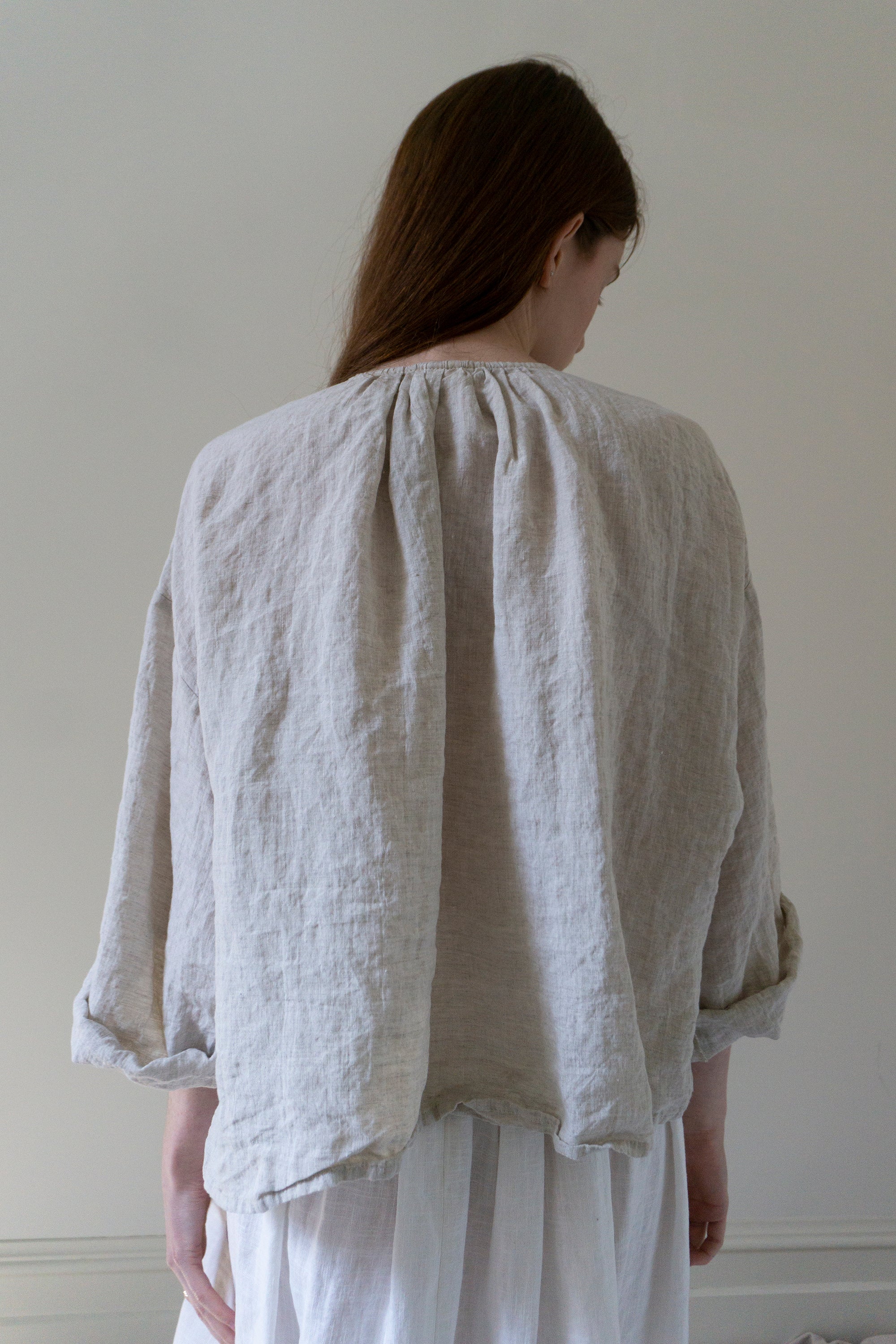 Sycamore Linen Shirt- Ecru