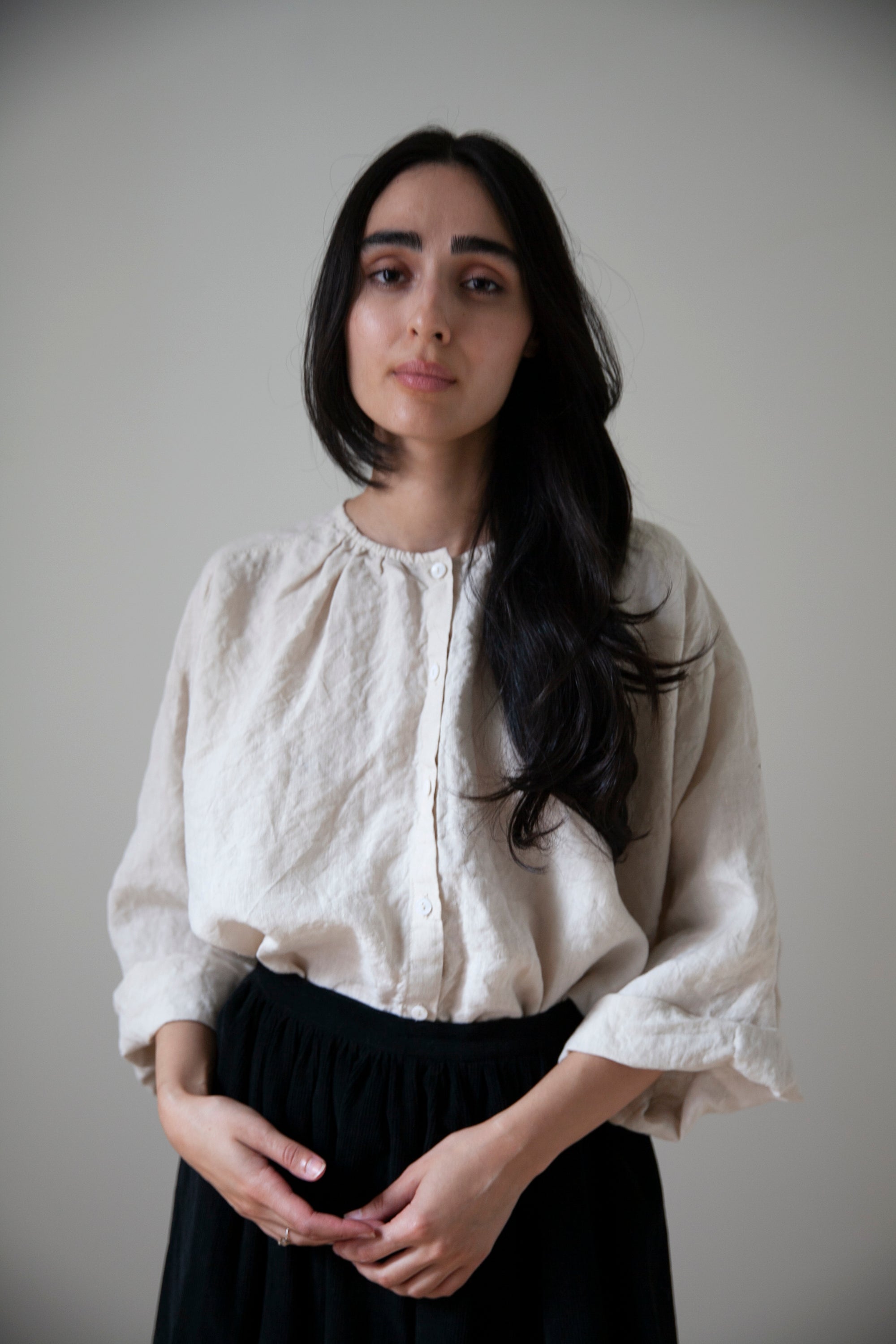 Sycamore Linen Shirt- Salt