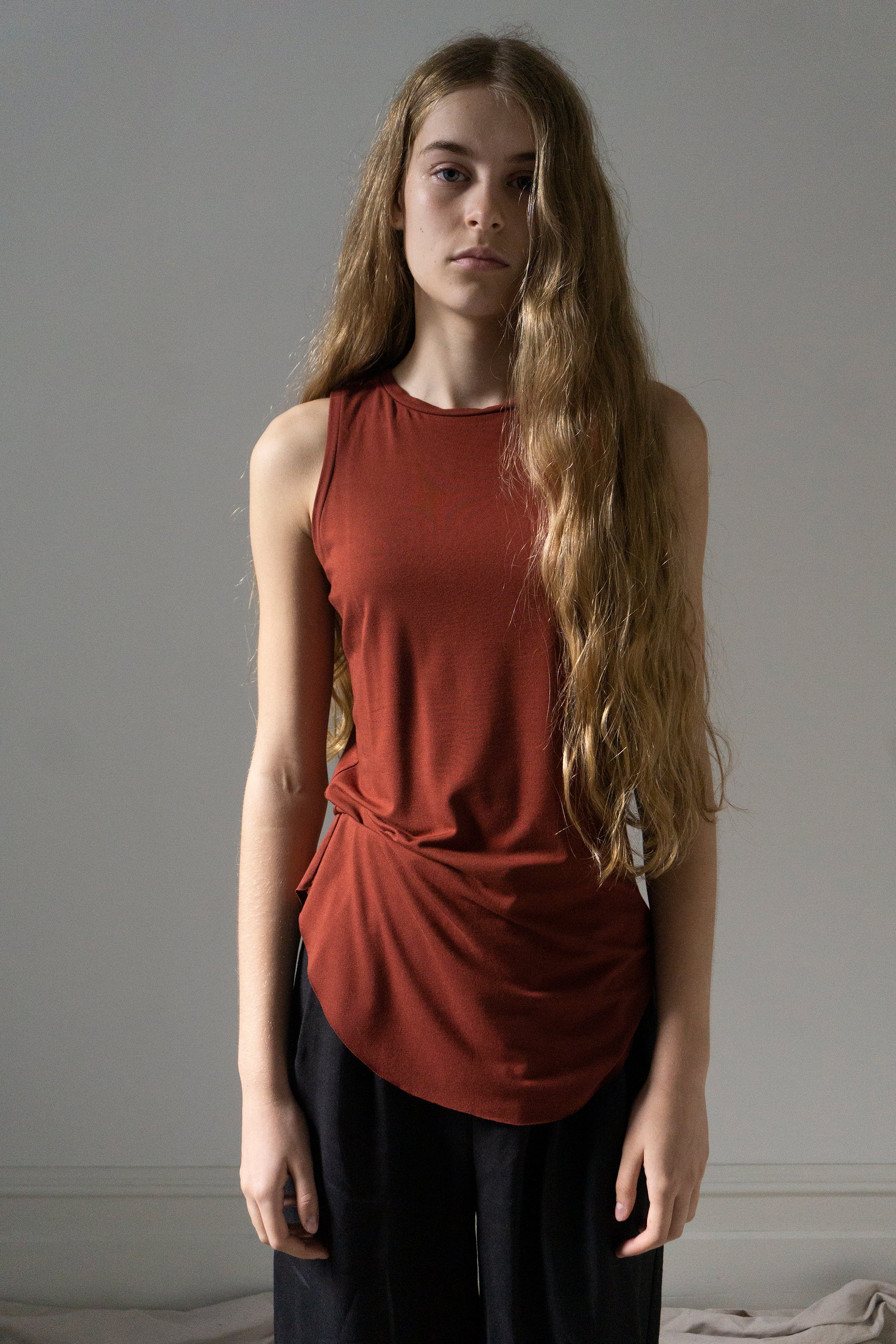 Jersey Tank Top - Crimson