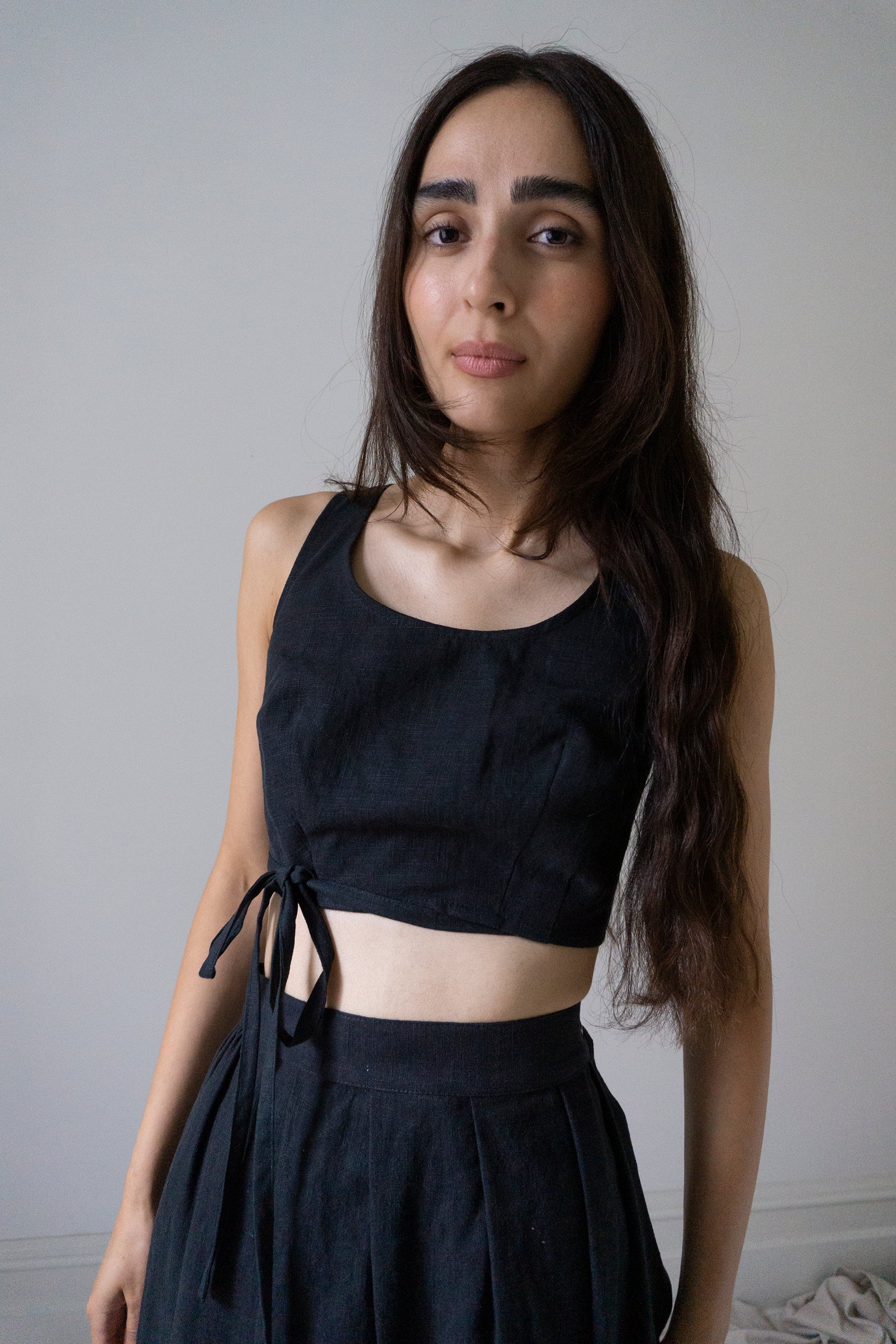 Violet Top - Black