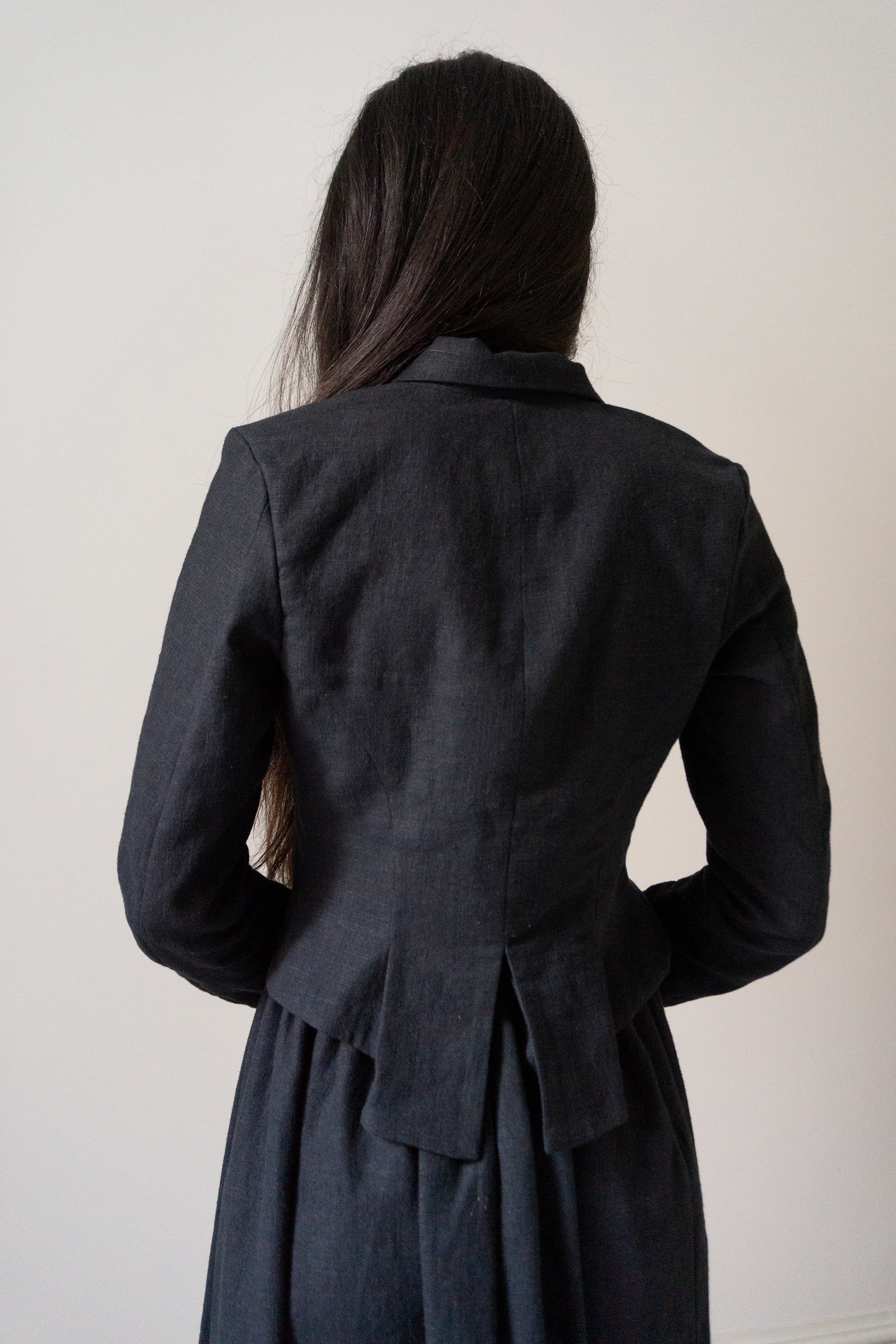 Hawthorne Linen Jacket - Black