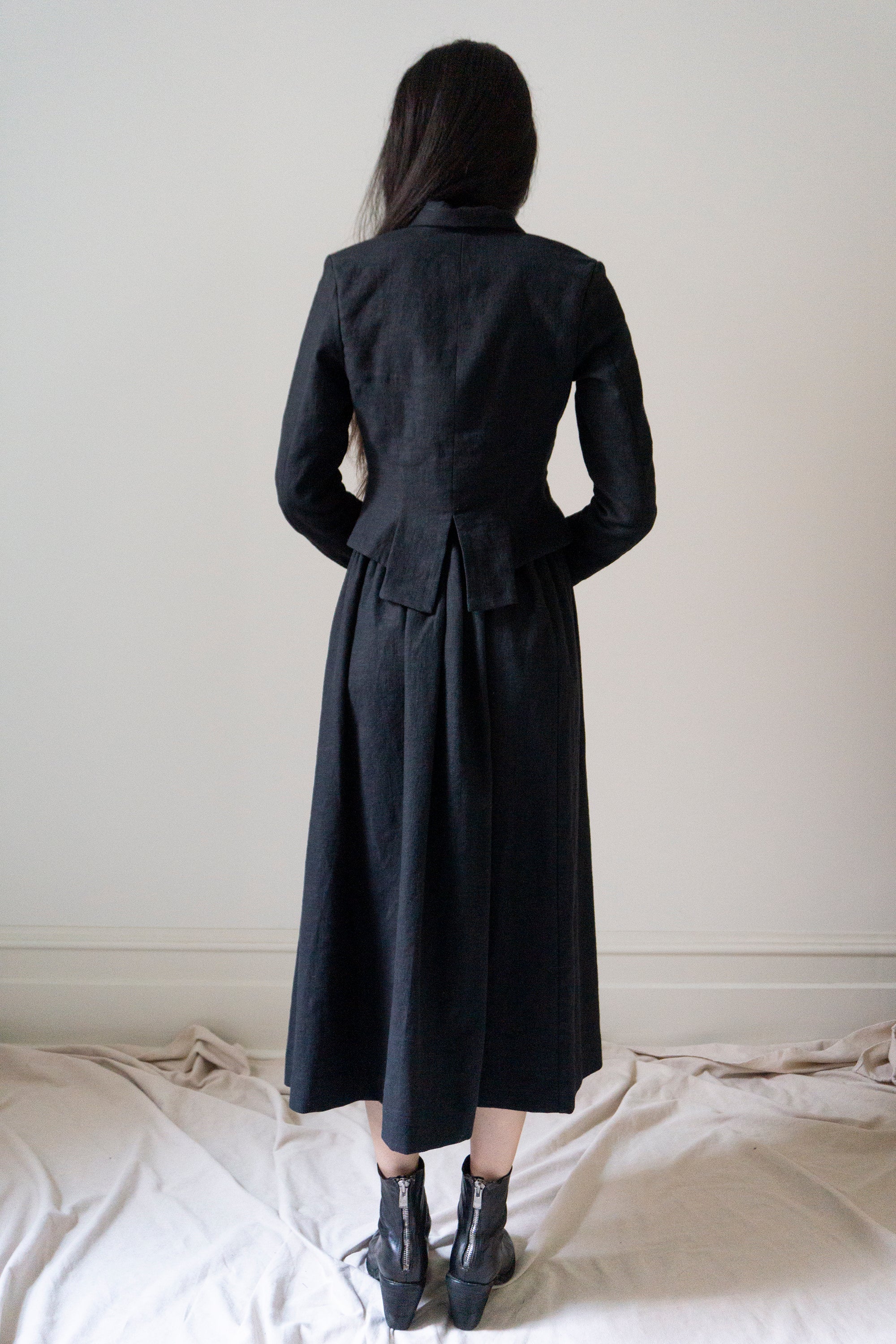 Hawthorne Linen Jacket - Black