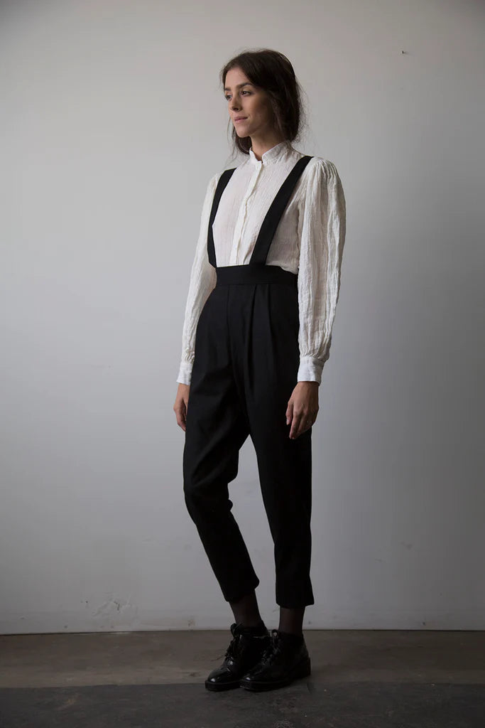New Arrival  : Rae Wool Trousers with Suspenders