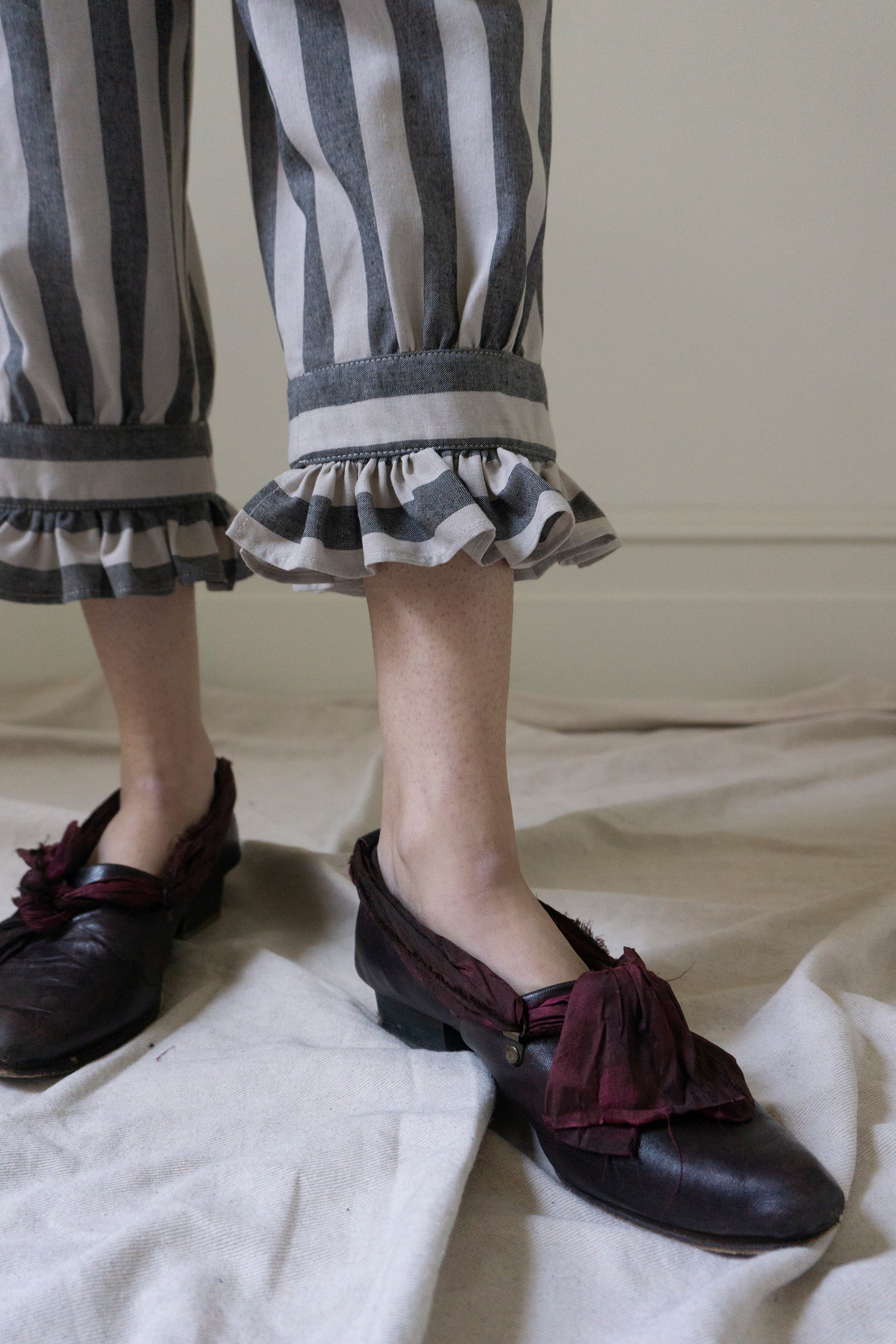 Ceres Linen Bloomers - Stripe