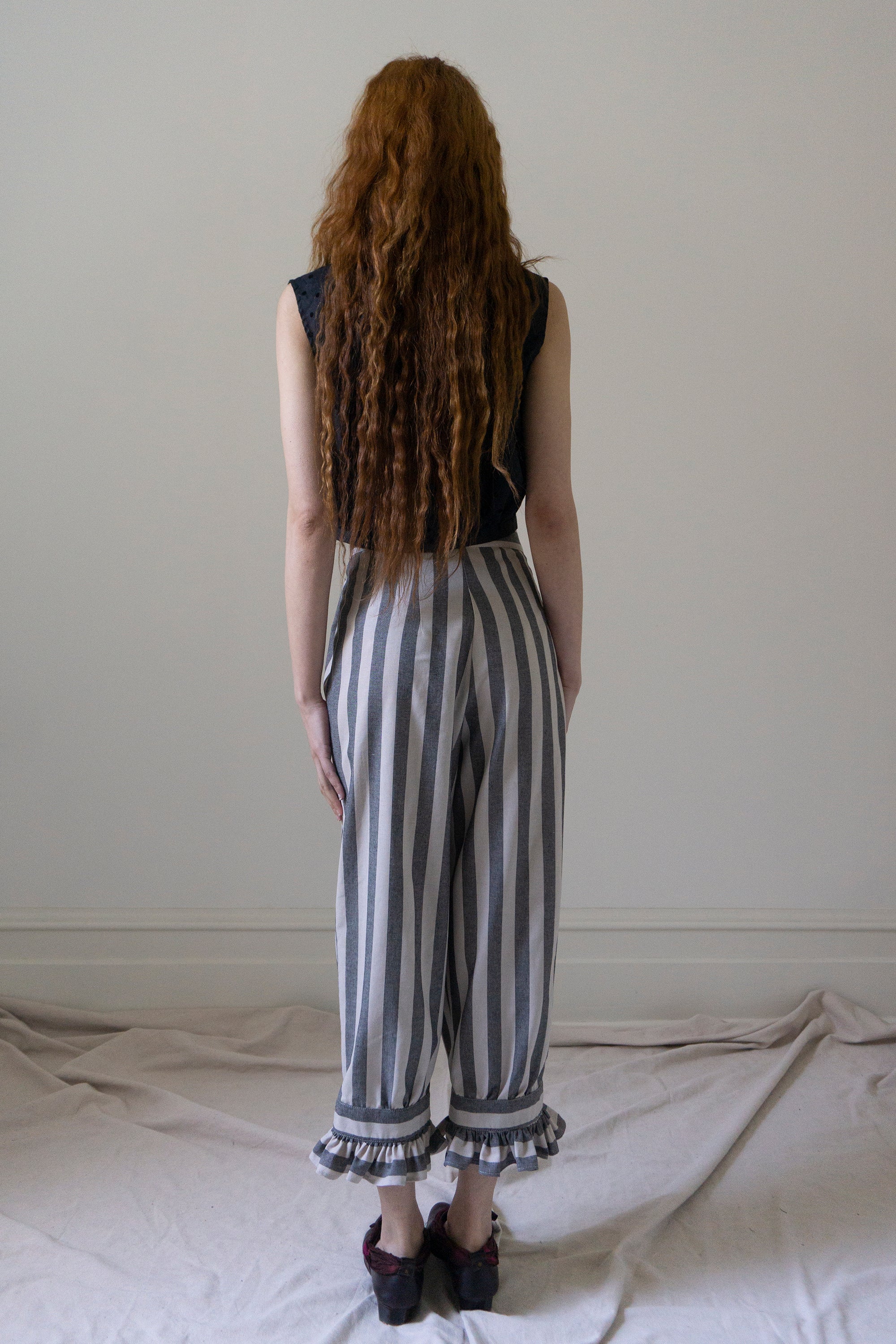 Ceres Linen Bloomers - Stripe