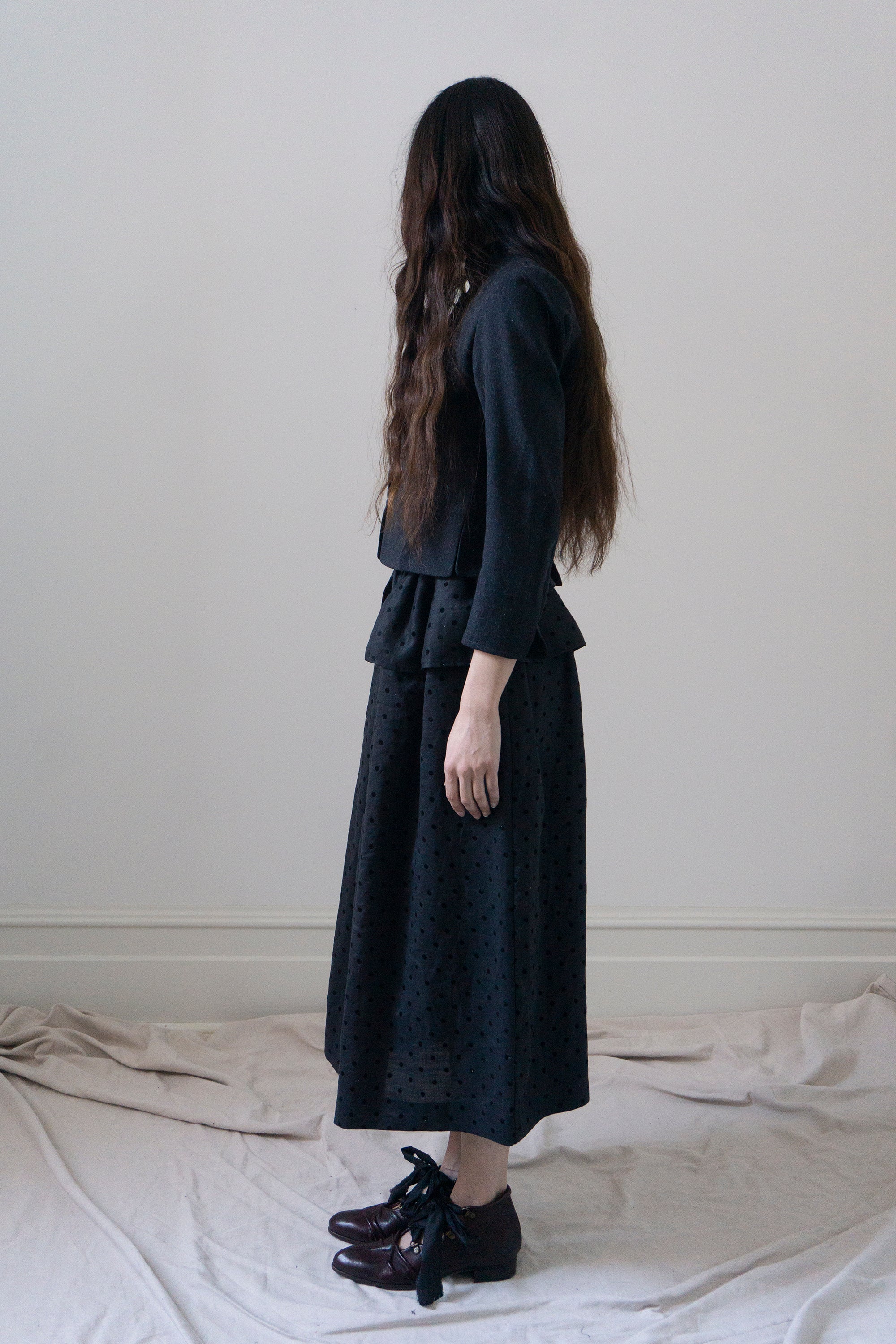 Elspeth Jacket - Black Linen